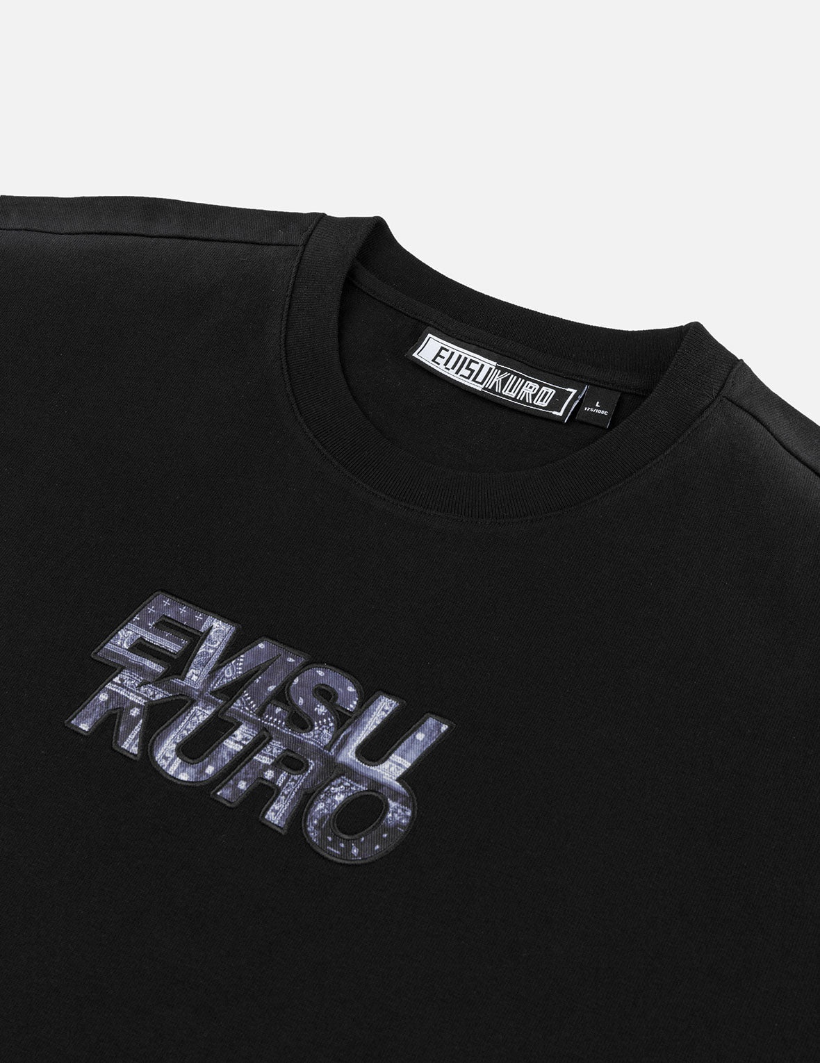 Japanese Appliqué Logo Embroidery Regular Fit T-shirt - 6