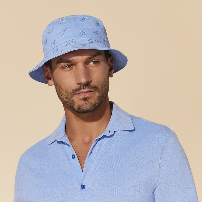 Embroidered Bucket Hat Turtles All Over 3