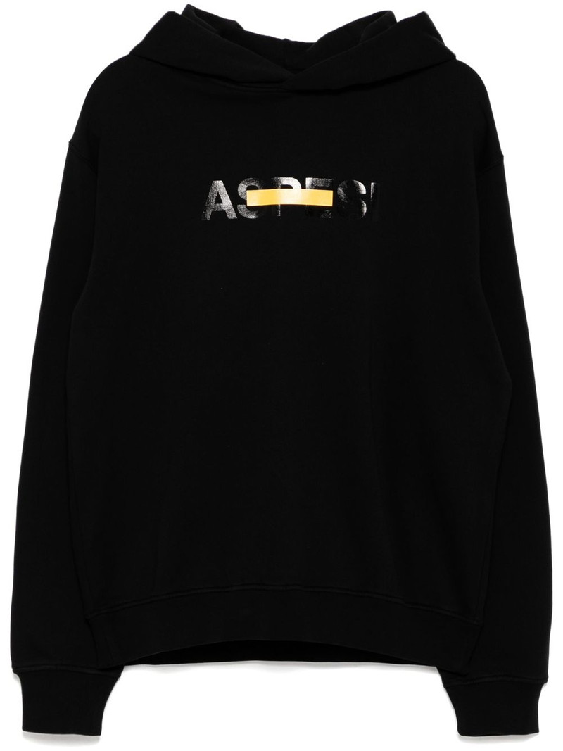 logo-printed hoodie 1