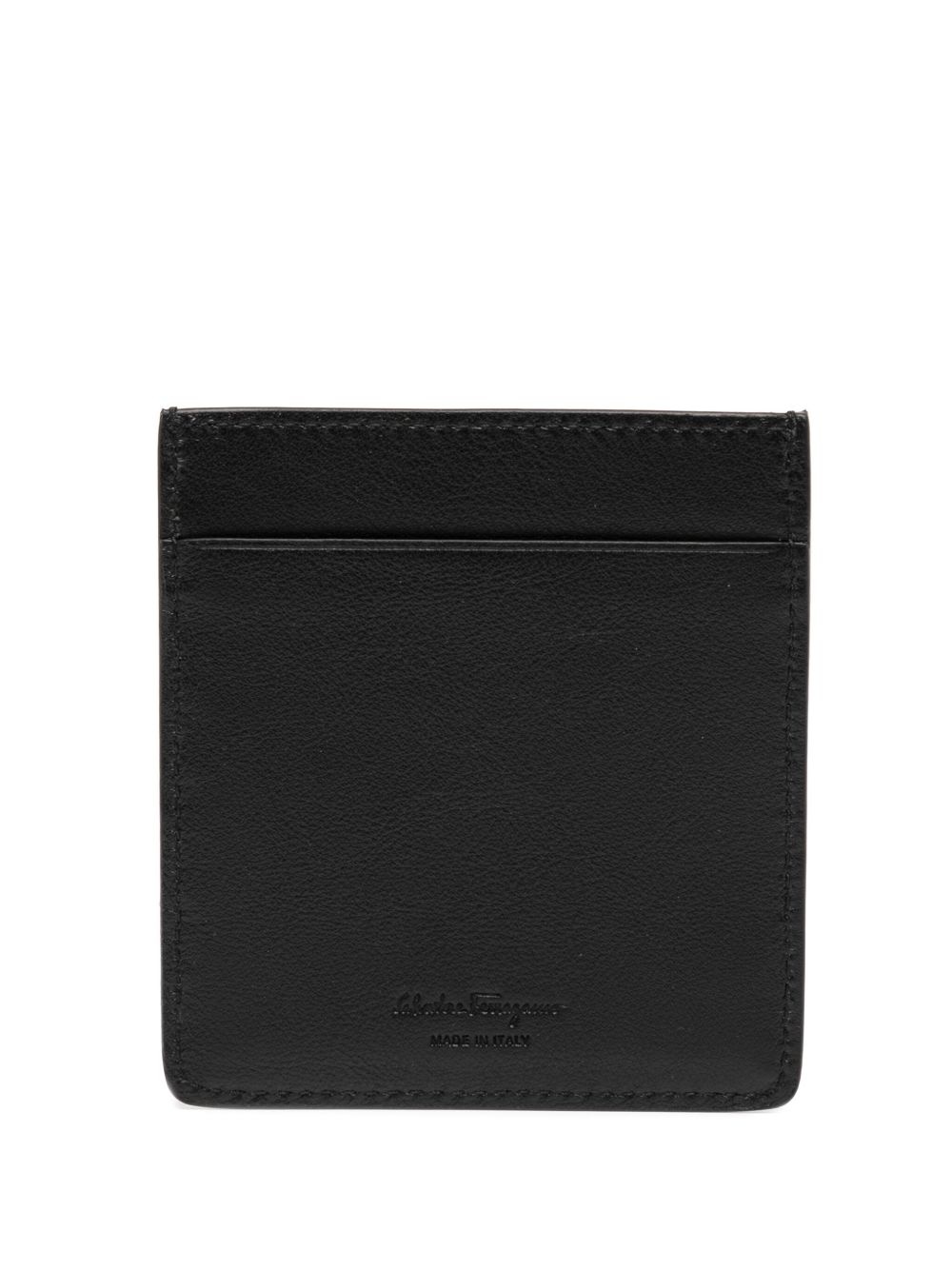 logo debossed cardholder - 2