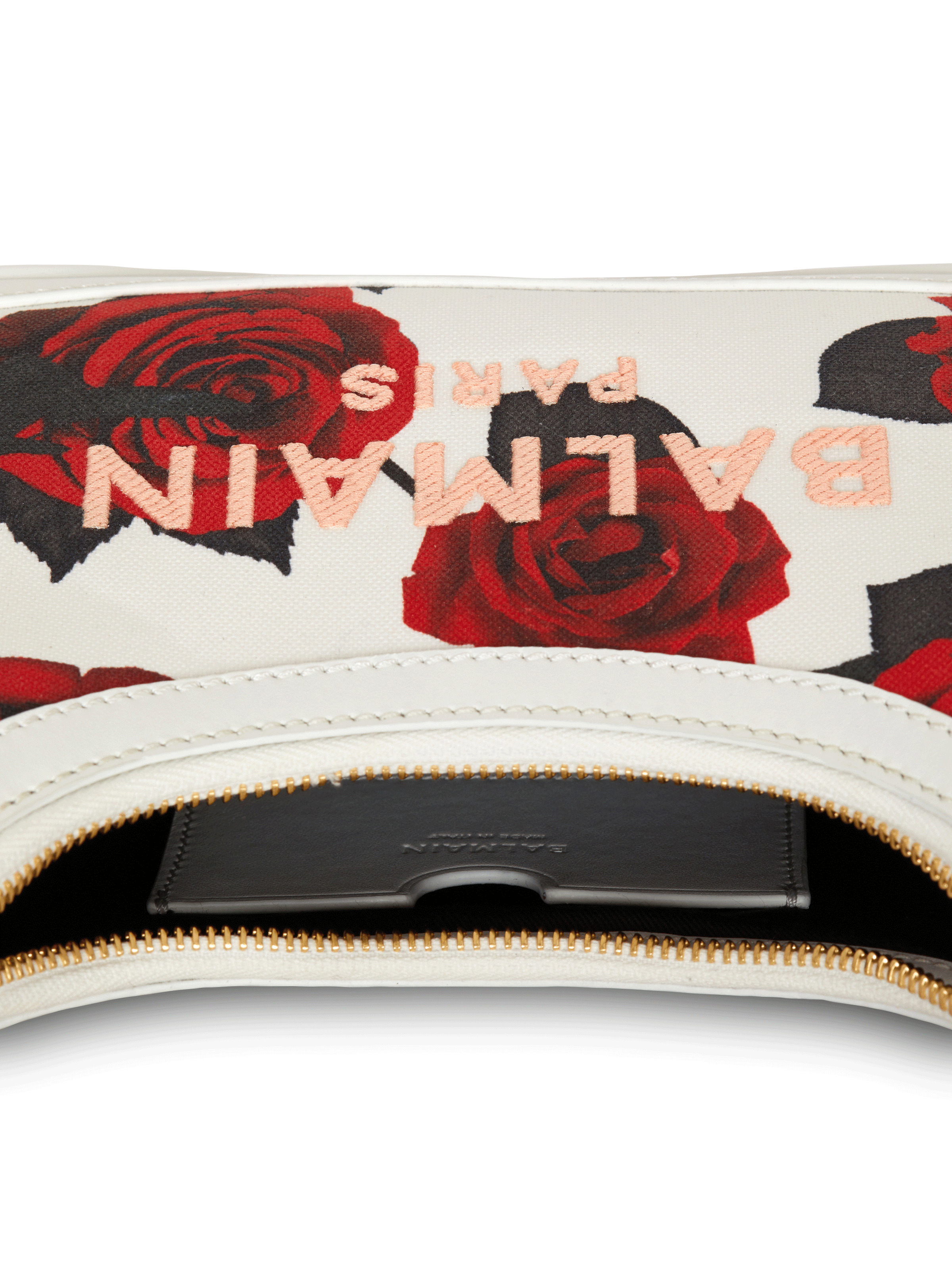 Canvas B-Army Shoulder bag with a Roses print - 6