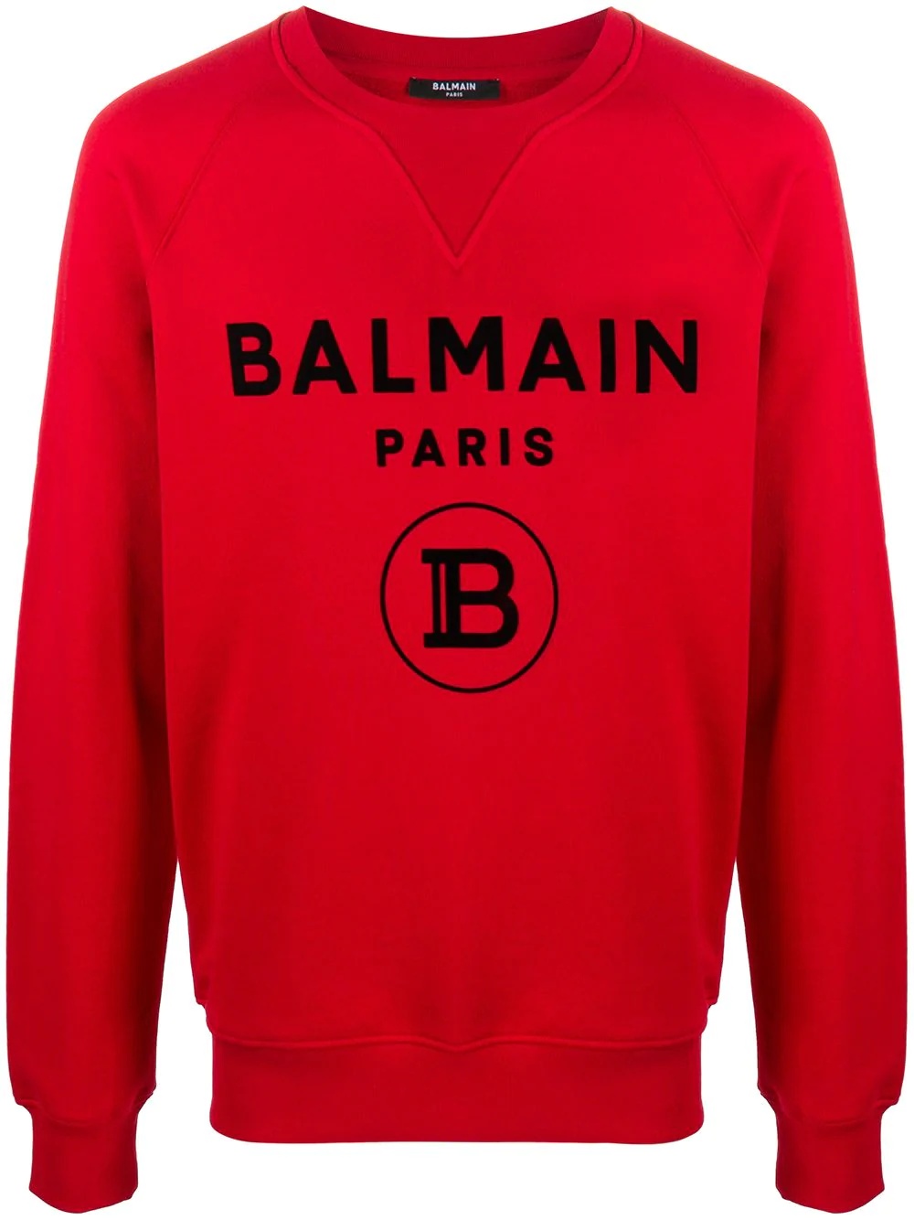 logo print sweatshirt - 1