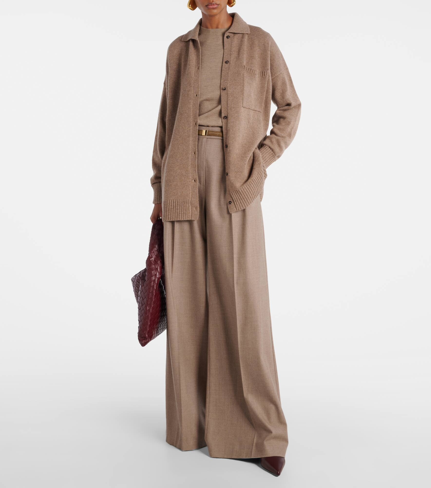 Bull oversized cashmere cardigan - 2