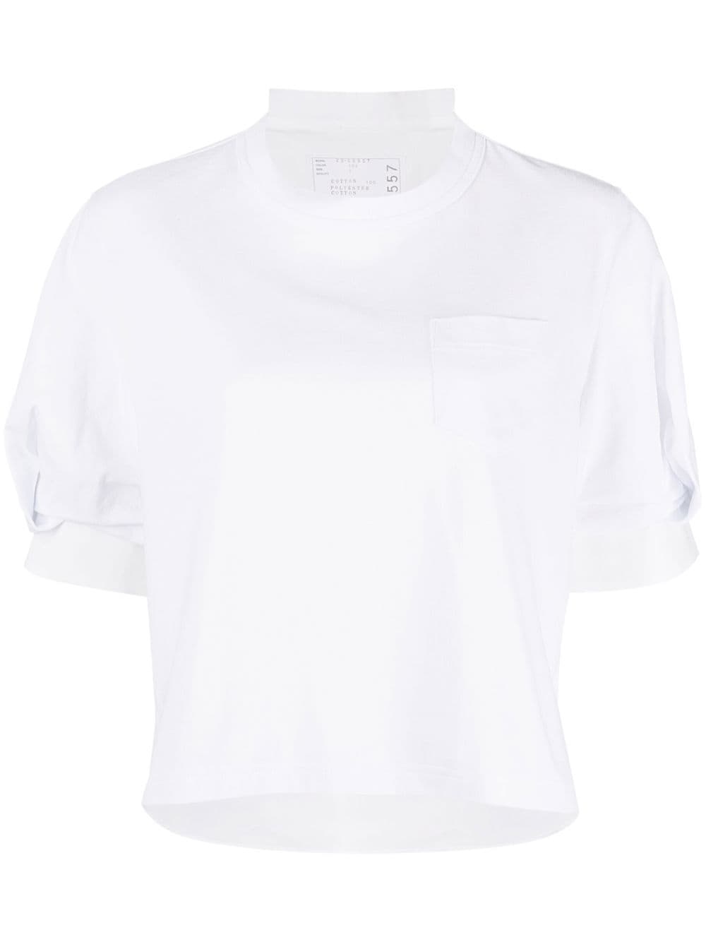 short-sleeve cotton T-shirt - 1