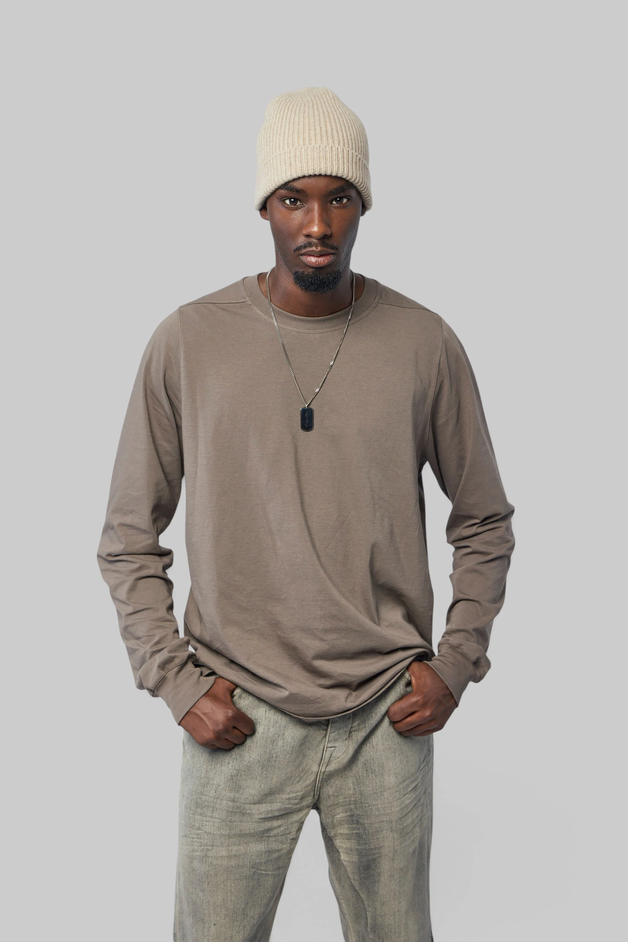 T-shirt - Short Crewneck Ls - 1