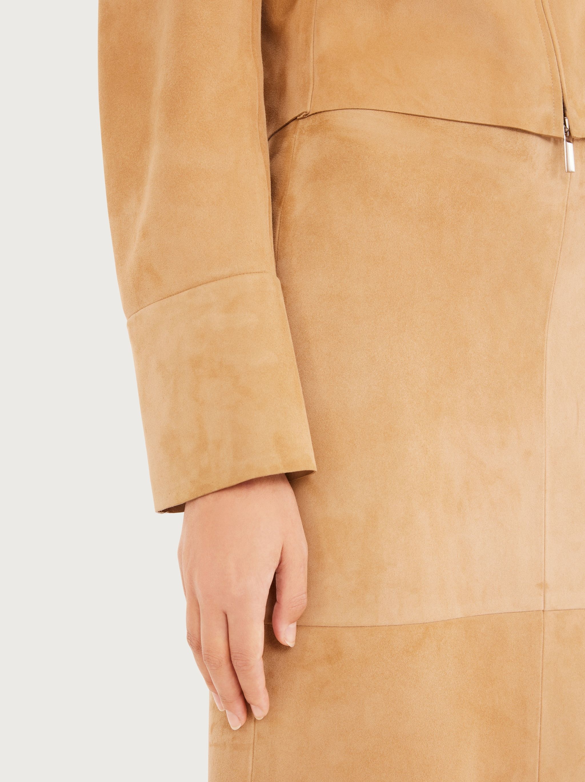 Suede blouson - 6