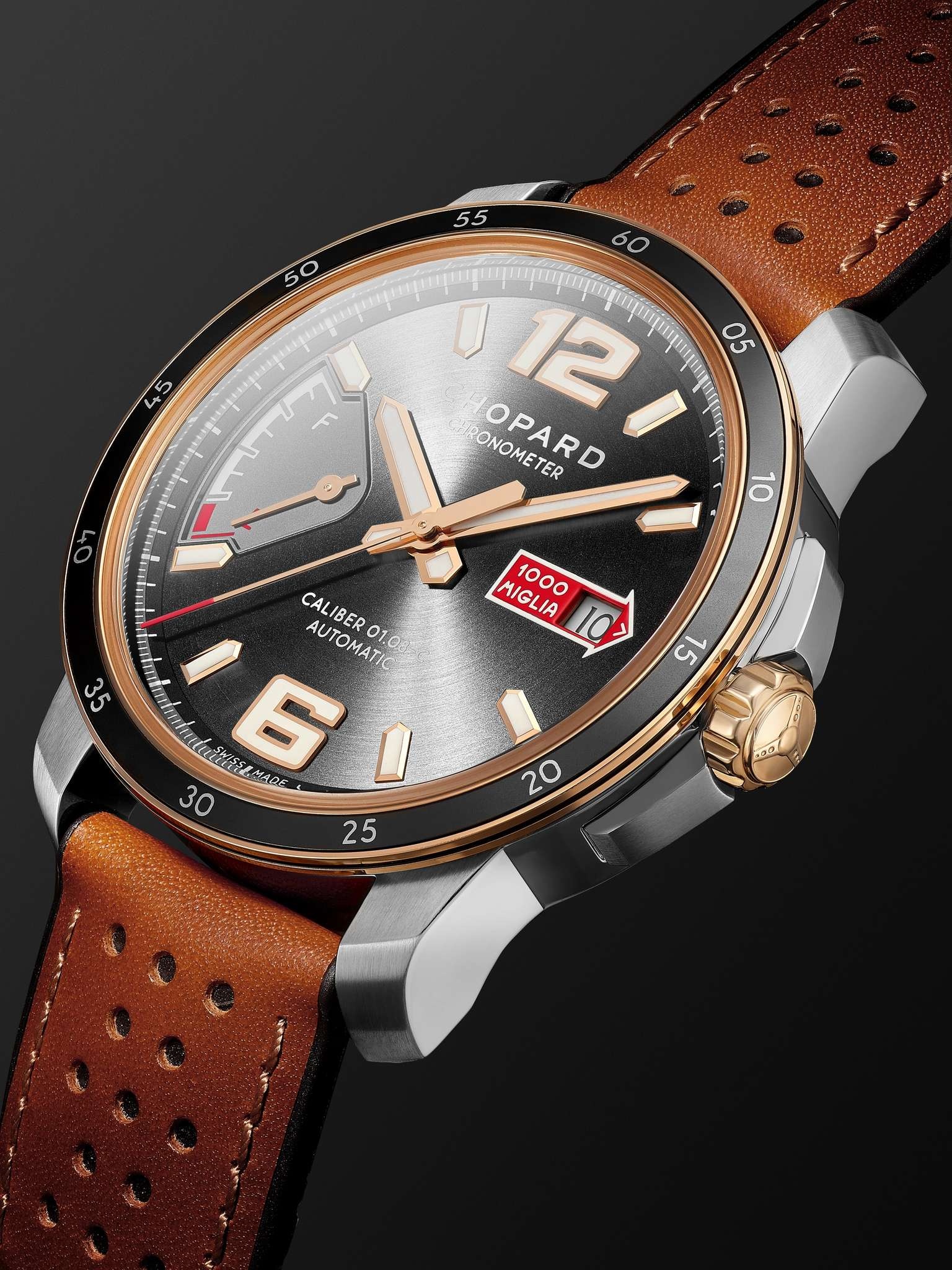Mille Miglia GTS Power Control Limited Edition Automatic 43mm, 18-Karat Rose Gold, Stainless Steel a - 4