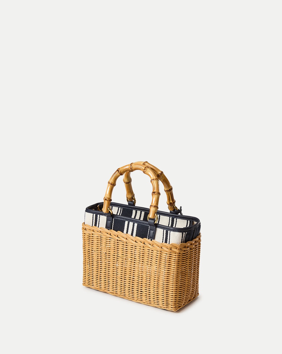 WICKER PORTO SATCHEL BAG - 5