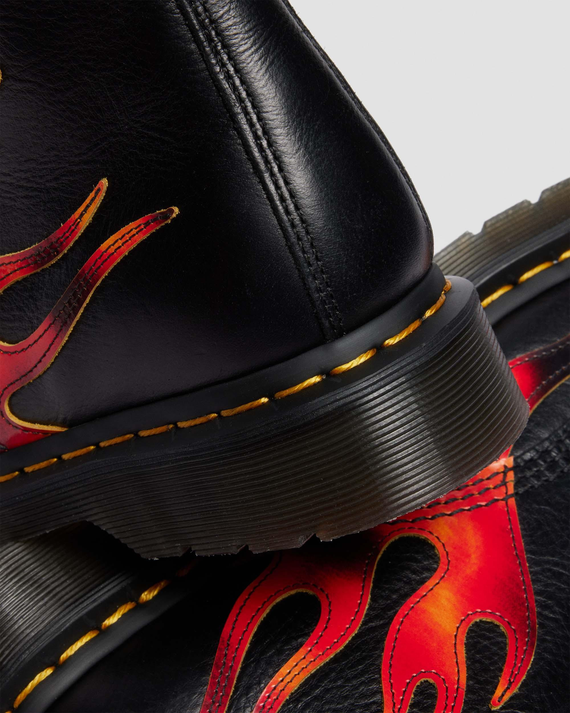 1460 PASCAL FLAME Arcadia Rub Off Leather Boots - 4