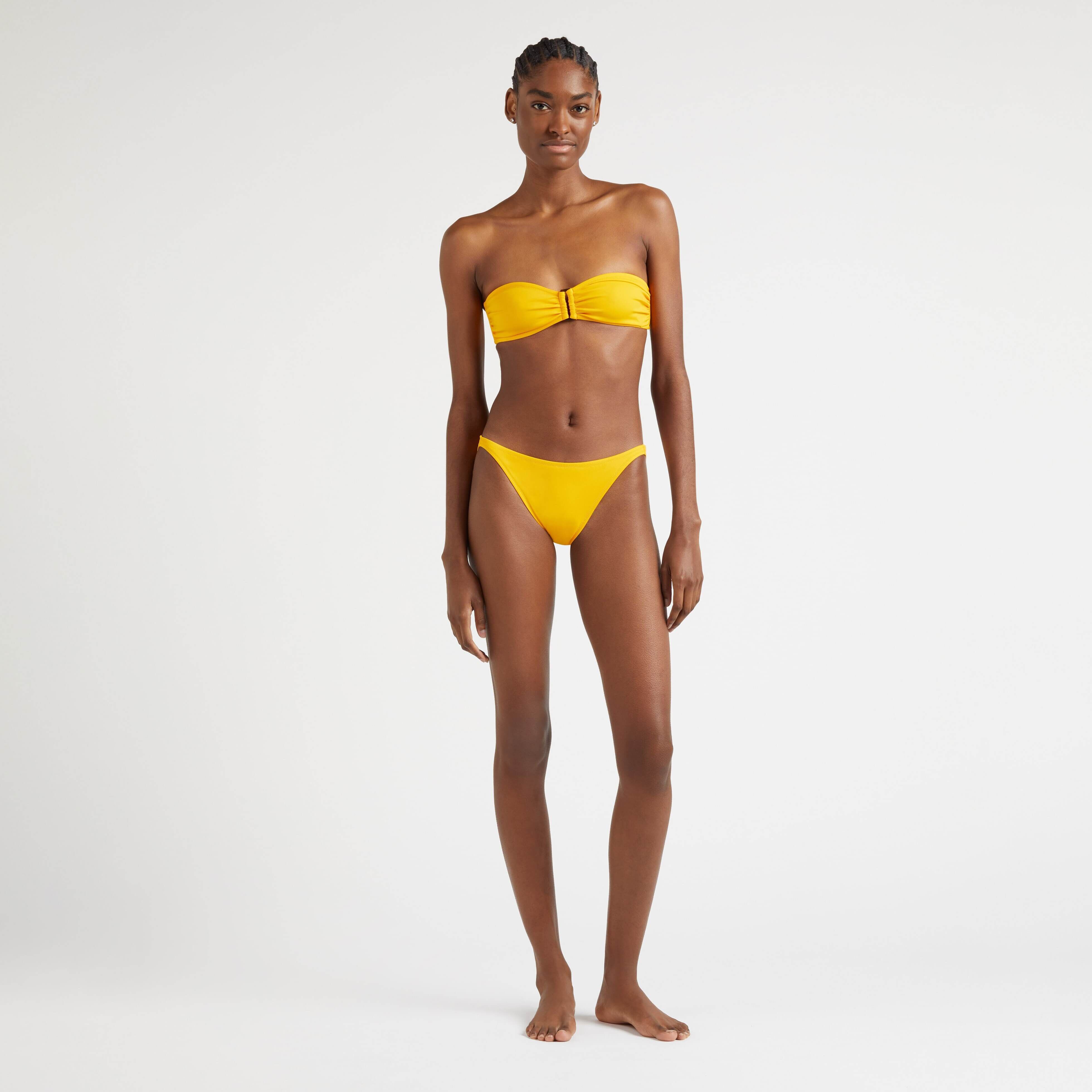 Women Mini Brief Bikini Bottom Solid - 3