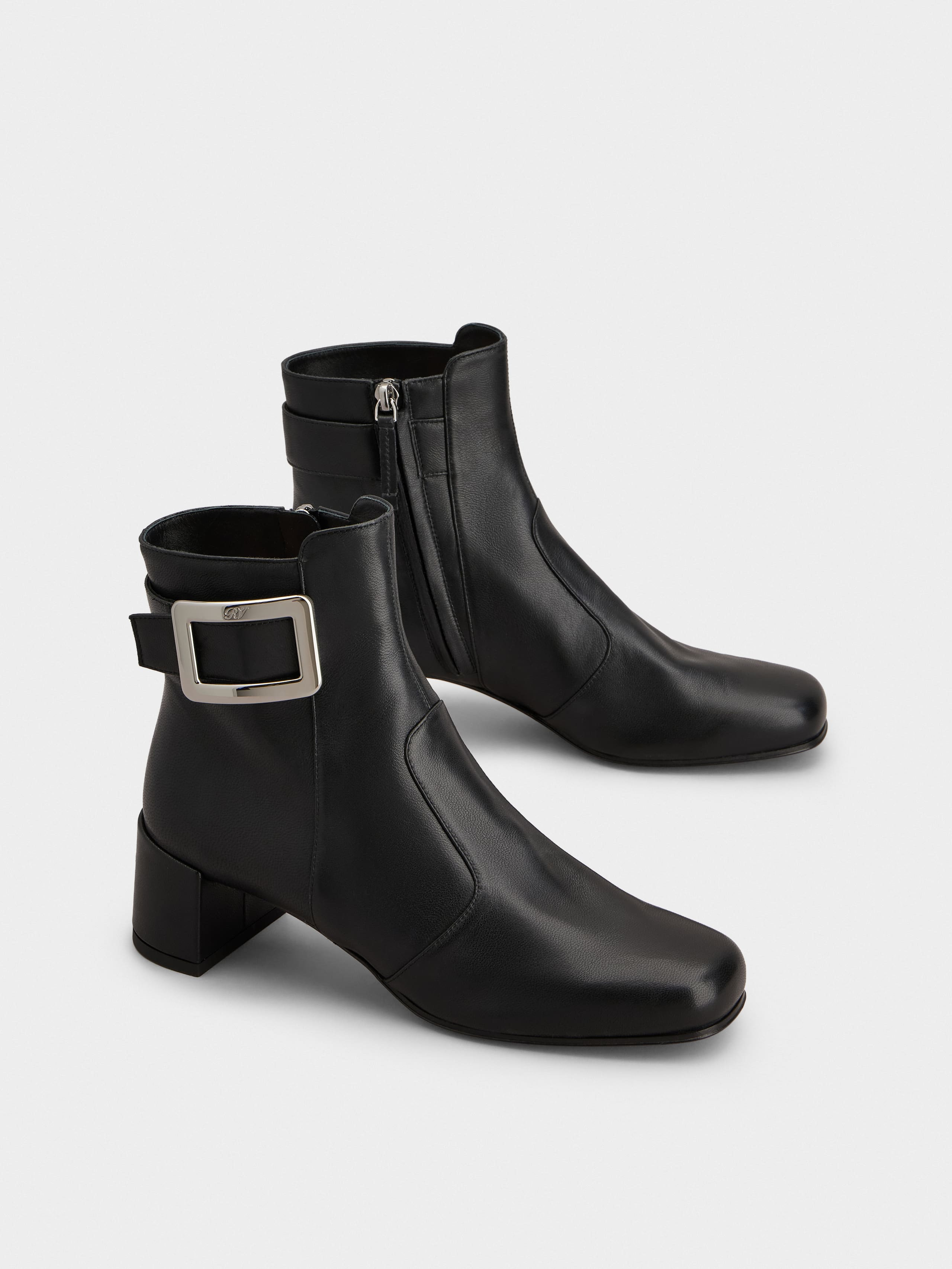 Polly Booties in leather - 2