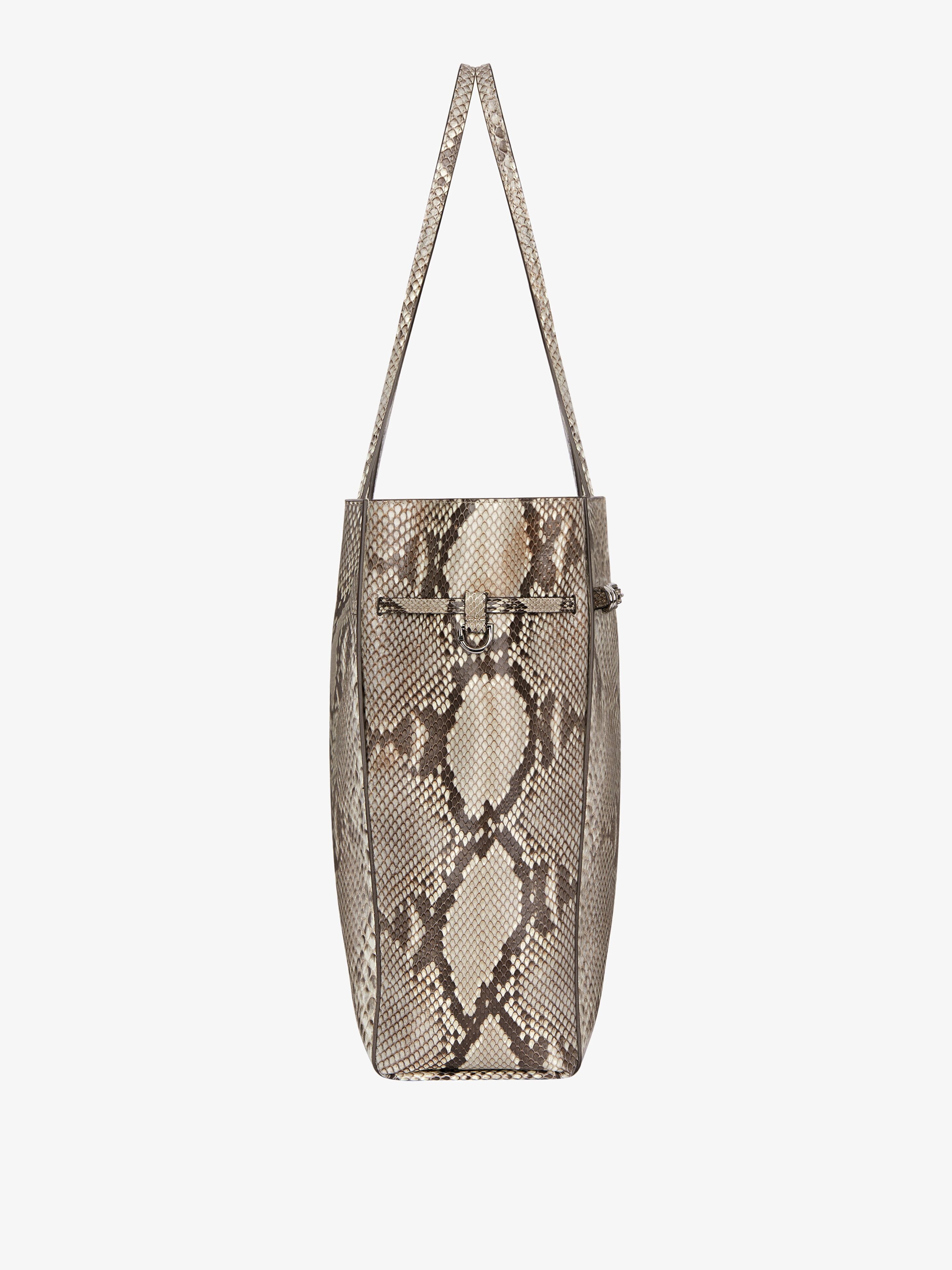 MEDIUM VOYOU TOTE BAG IN PYTHON - 4