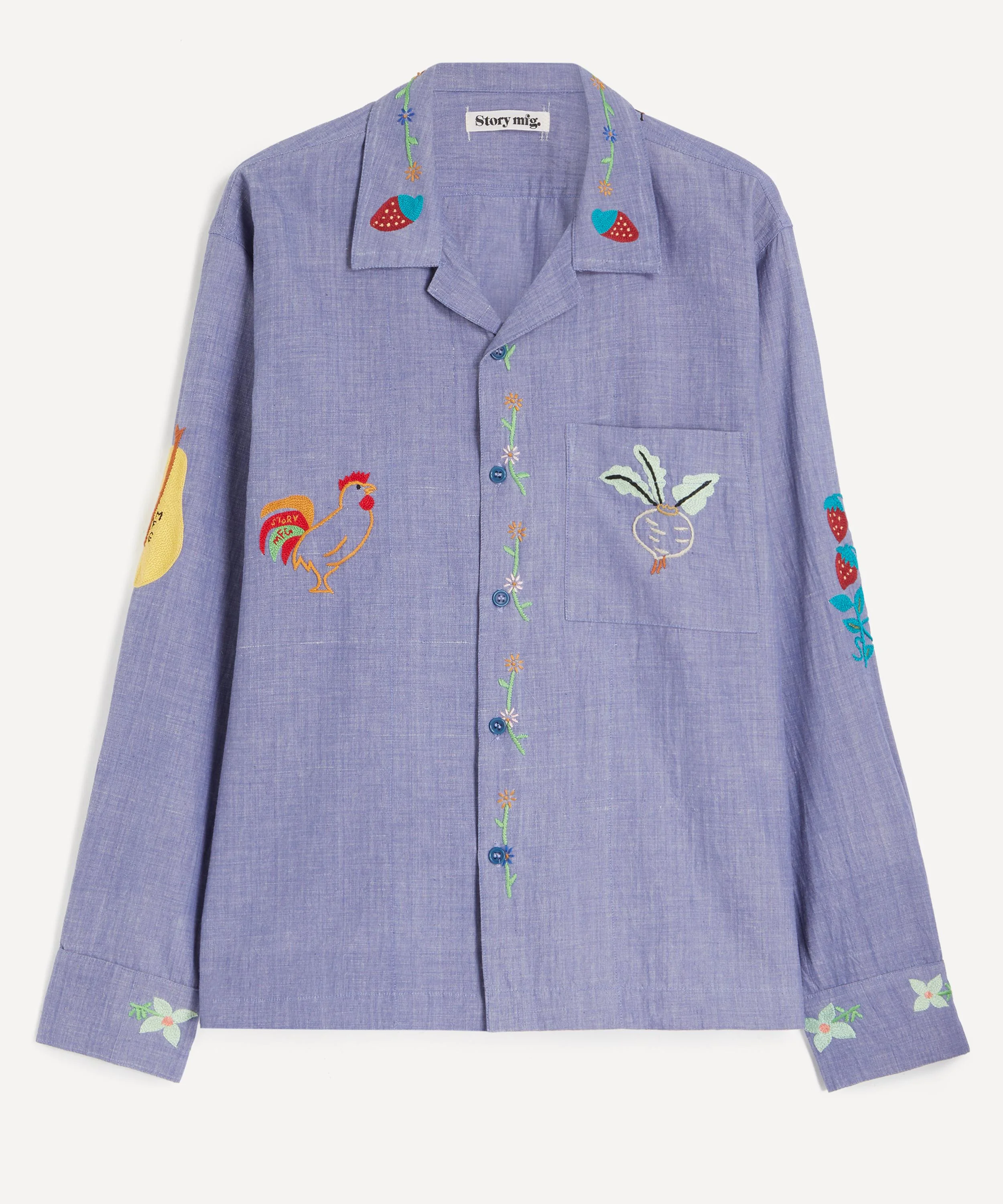 Embroidered Cotton Shirt - 1