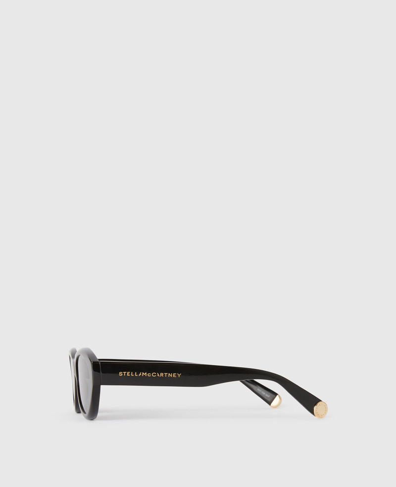Stella McCartney Logo Oval Sunglasses outlook