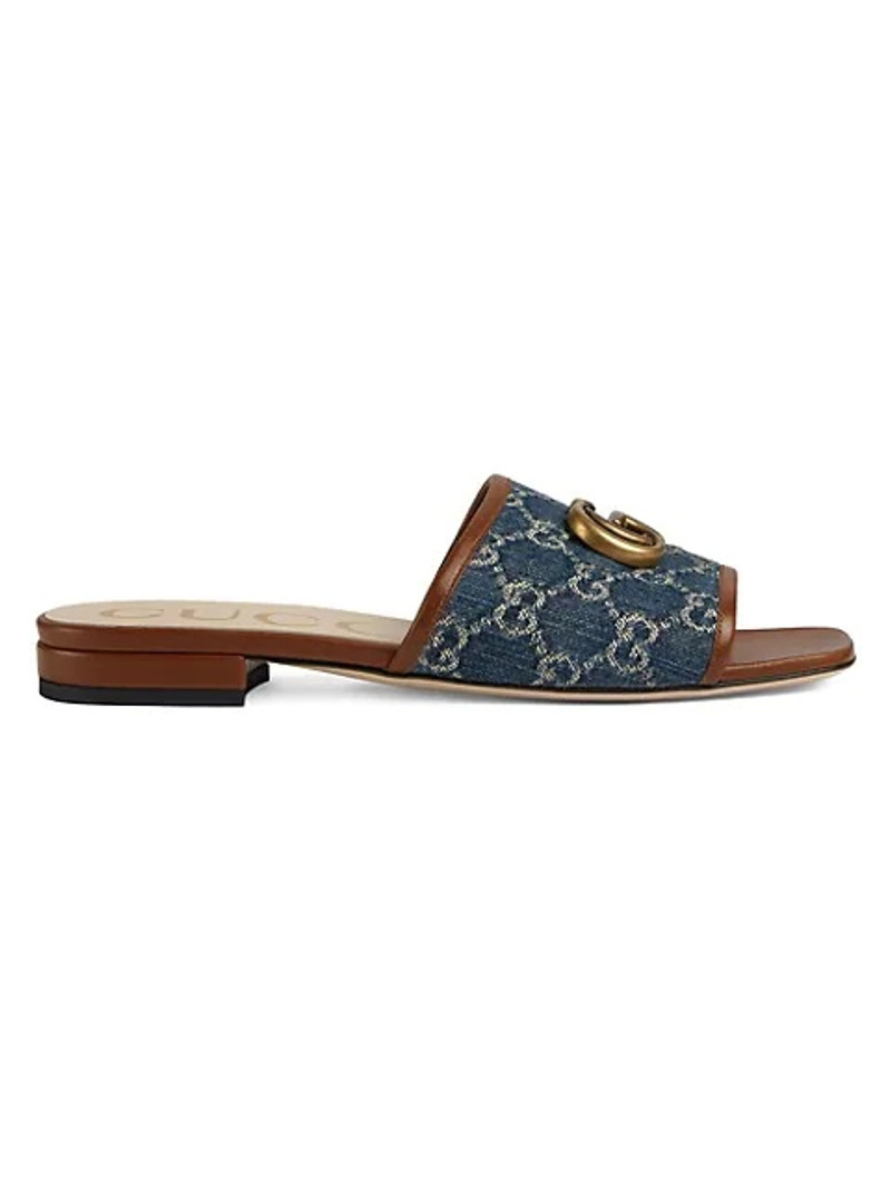 Double G open toe sandals - 1