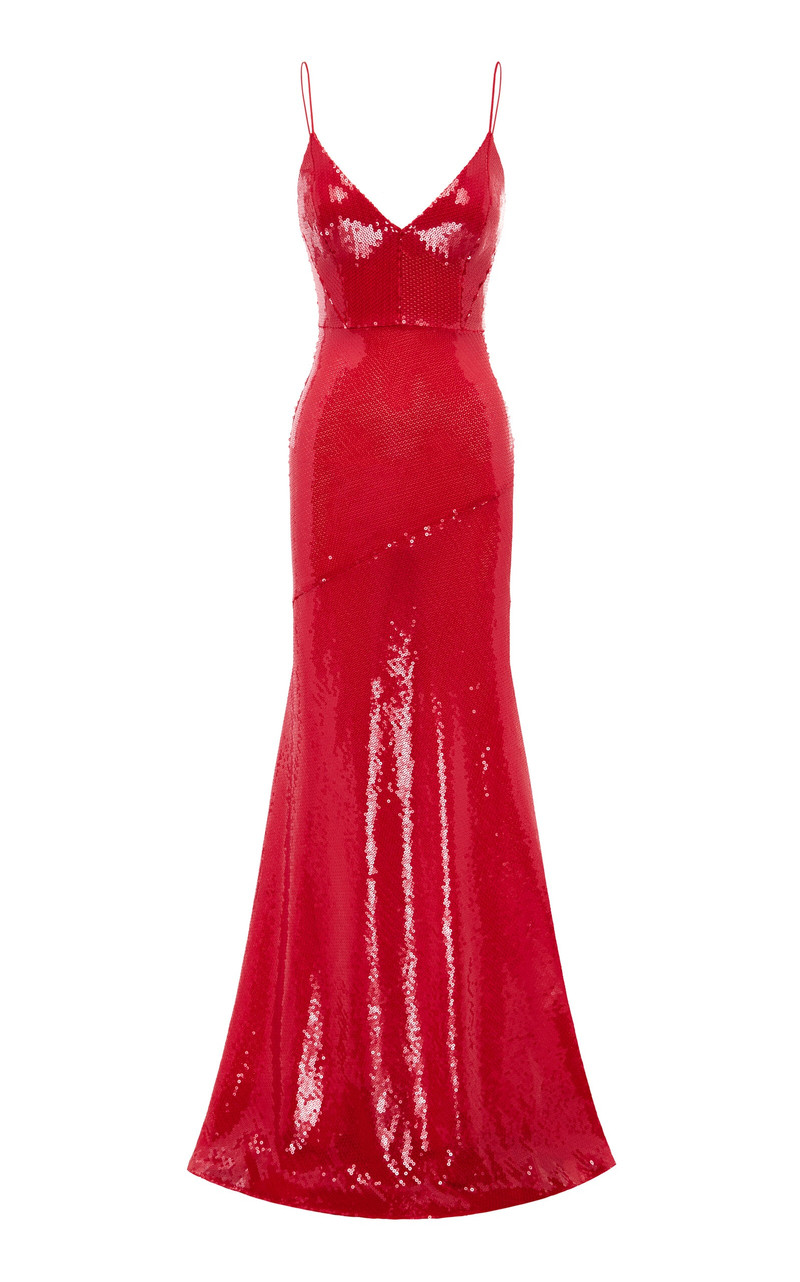 Sequined Gown red - 1