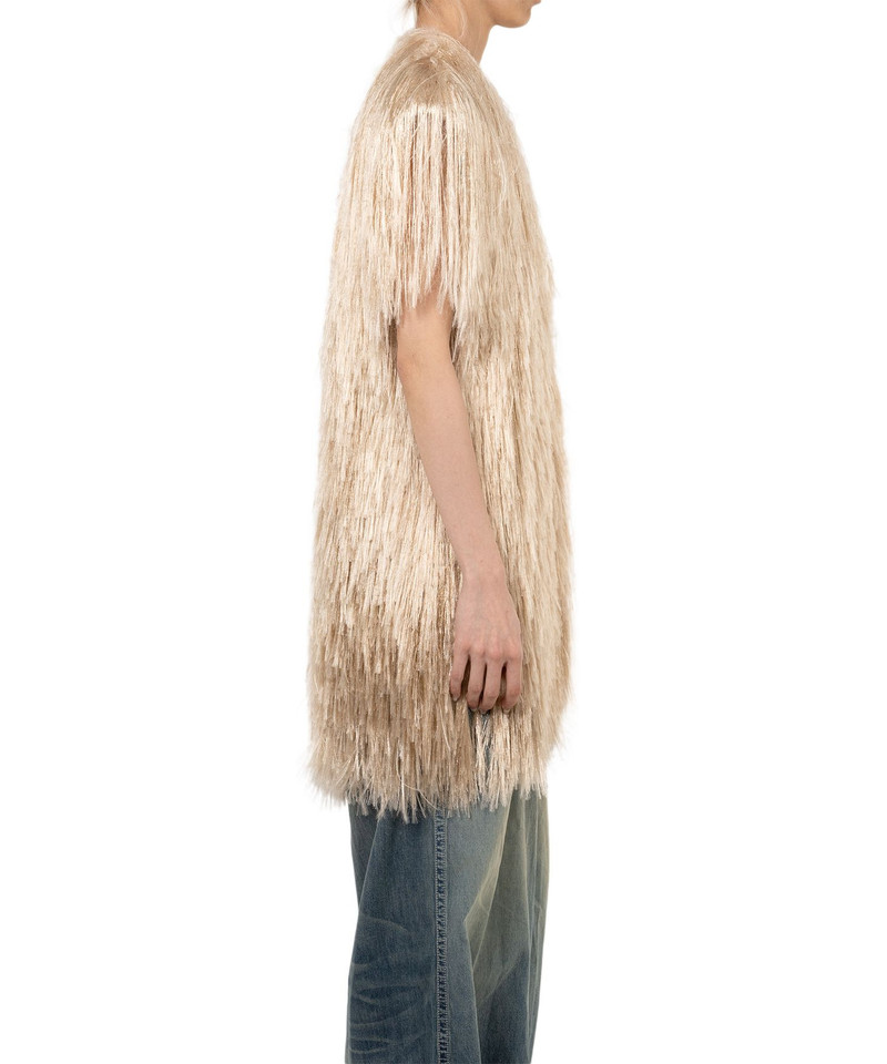 Shaggy Fringe Knit Vest 19