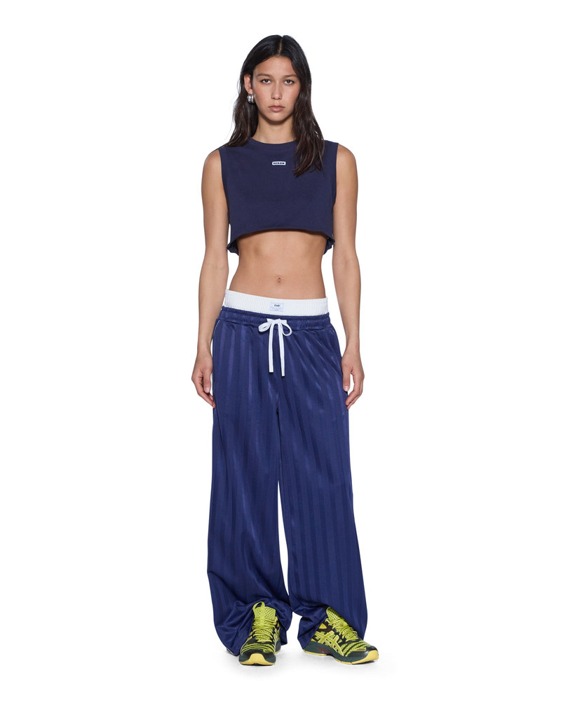 Ksubi LABELS CROP TANK NAVY outlook