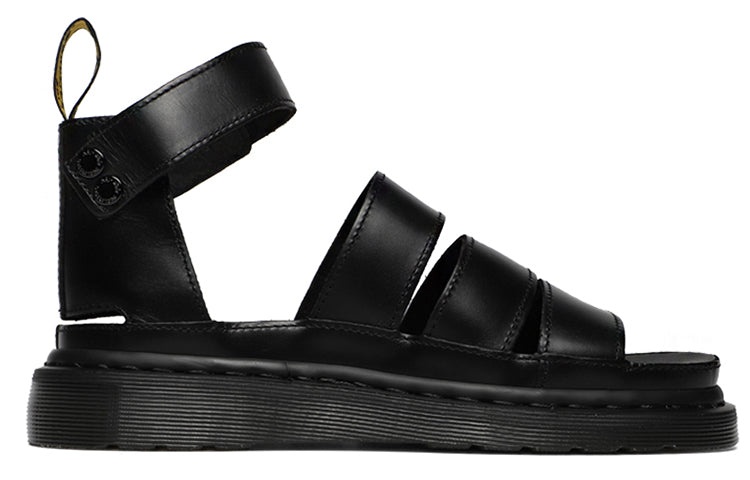 (WMNS) Dr. Martens Vintage Platform Hollowed Sandal Black 24477001 - 2