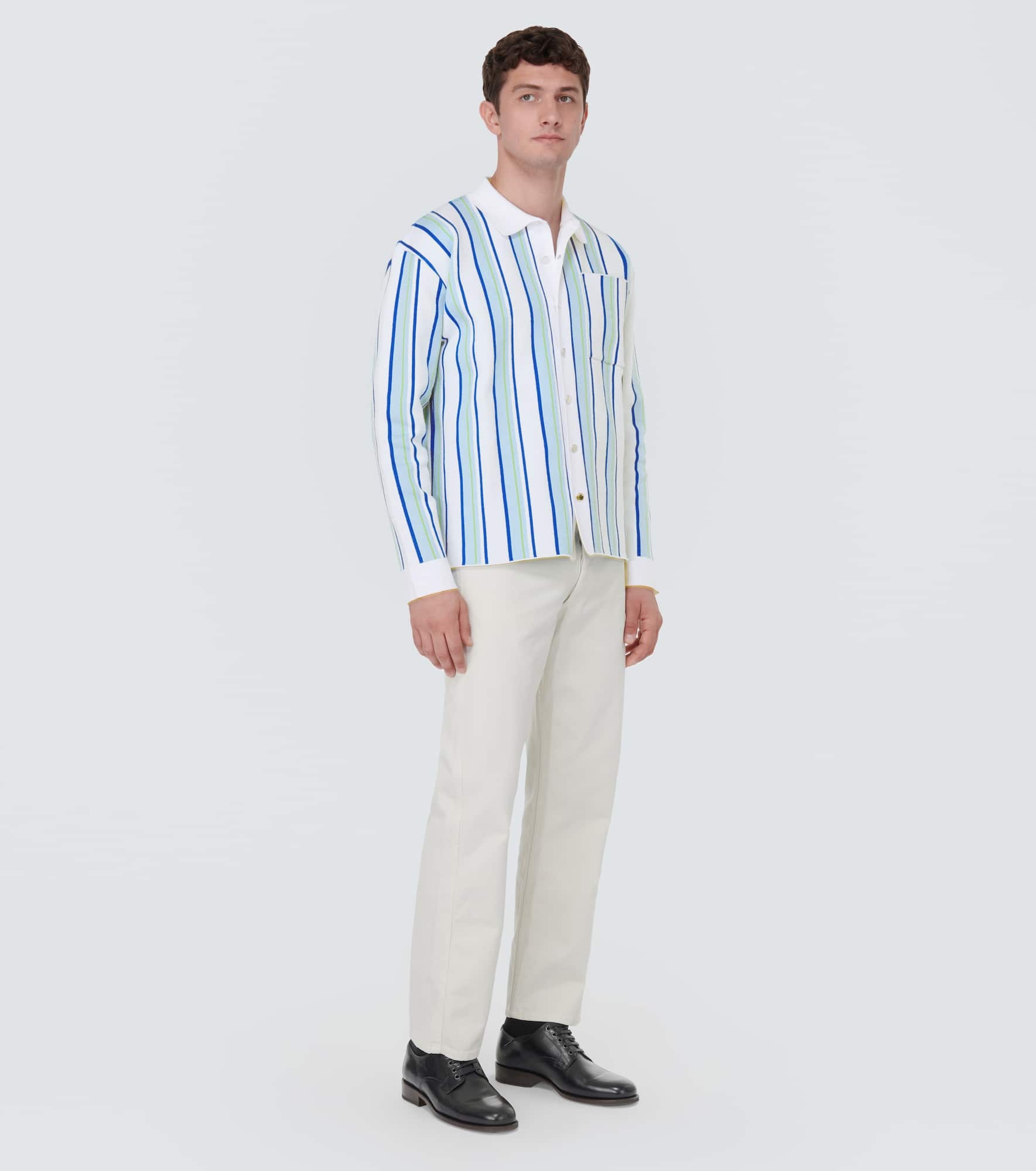 La Chemise Maille Polo striped shirt - 2