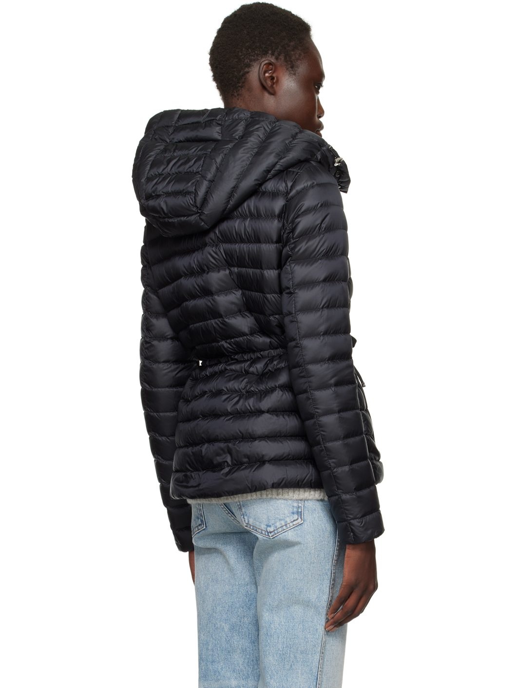 Black Raie Short Down Jacket - 3