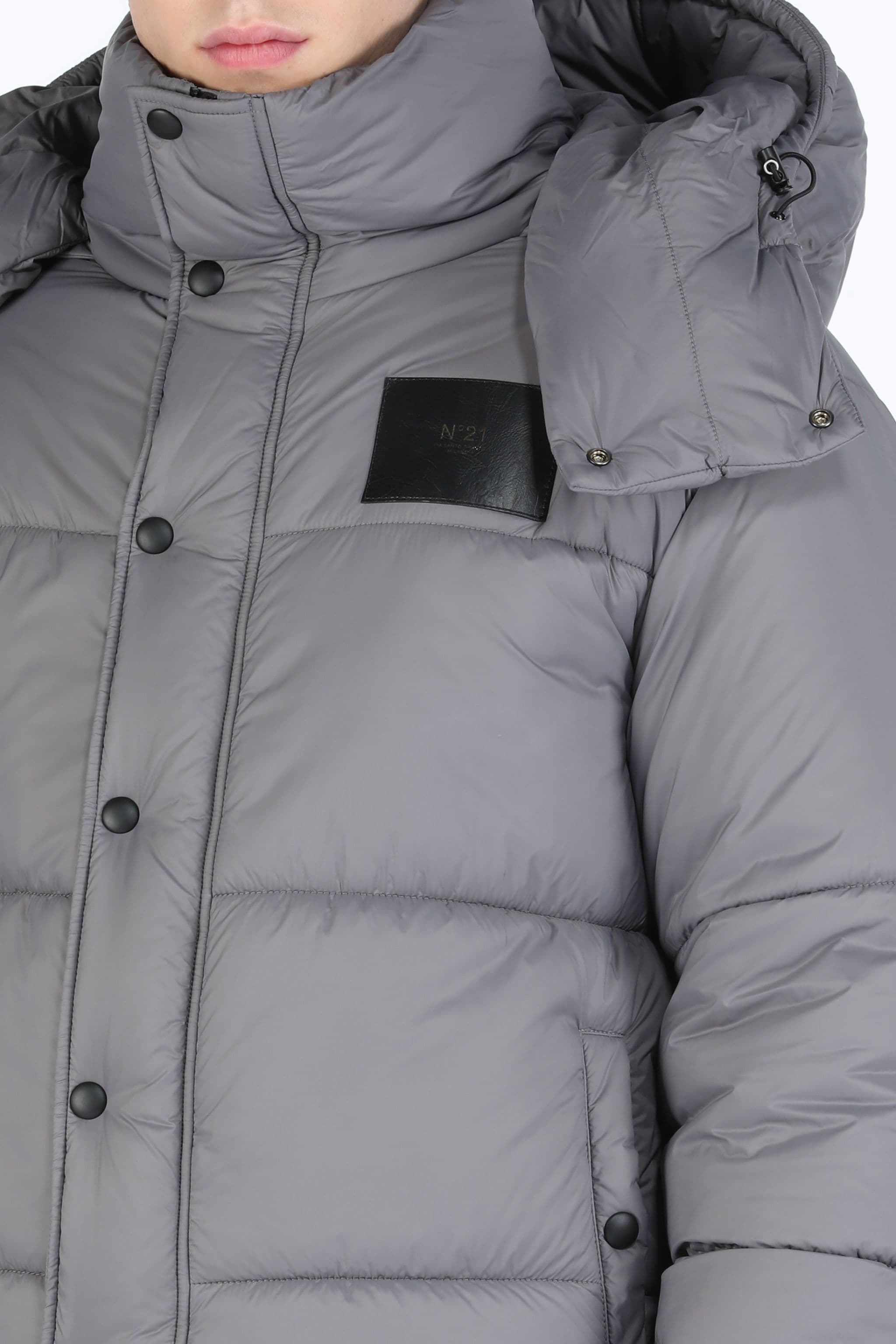 LOGO PATCH PADDED JACKET - 5