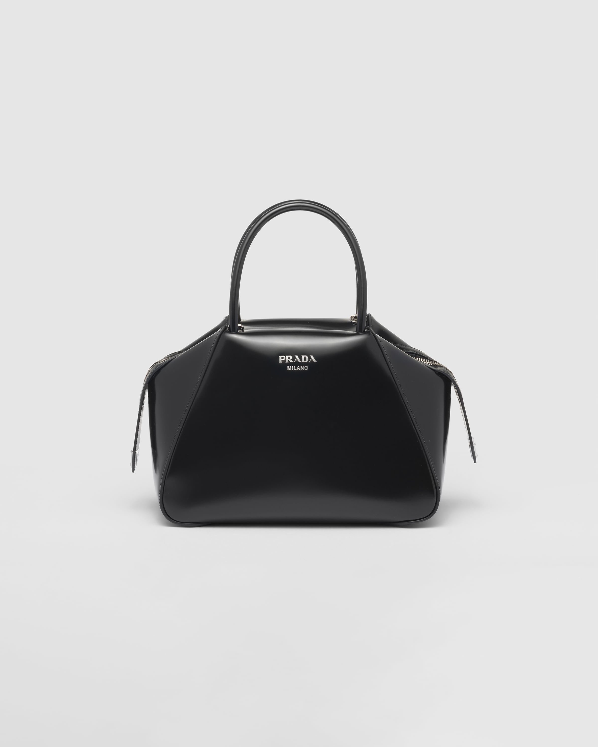 Prada Small Brushed Leather Tote