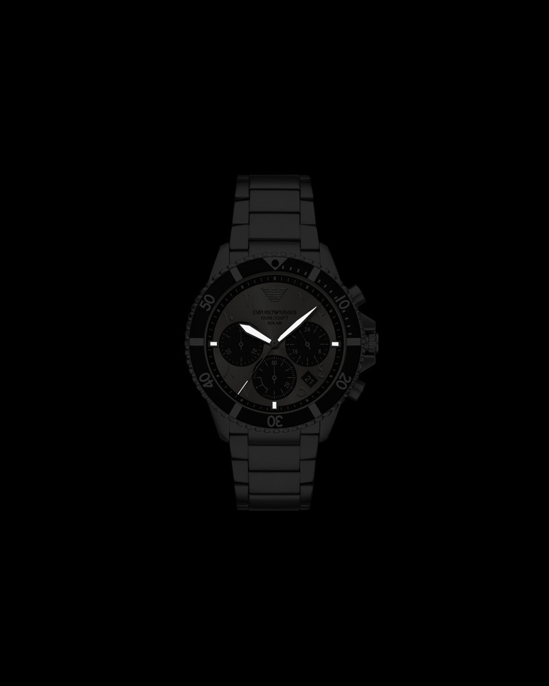 WORLD EXPLORER SOLAR-POWERED CHRONOGRAPH STAINLESS STEEL WATCH 3