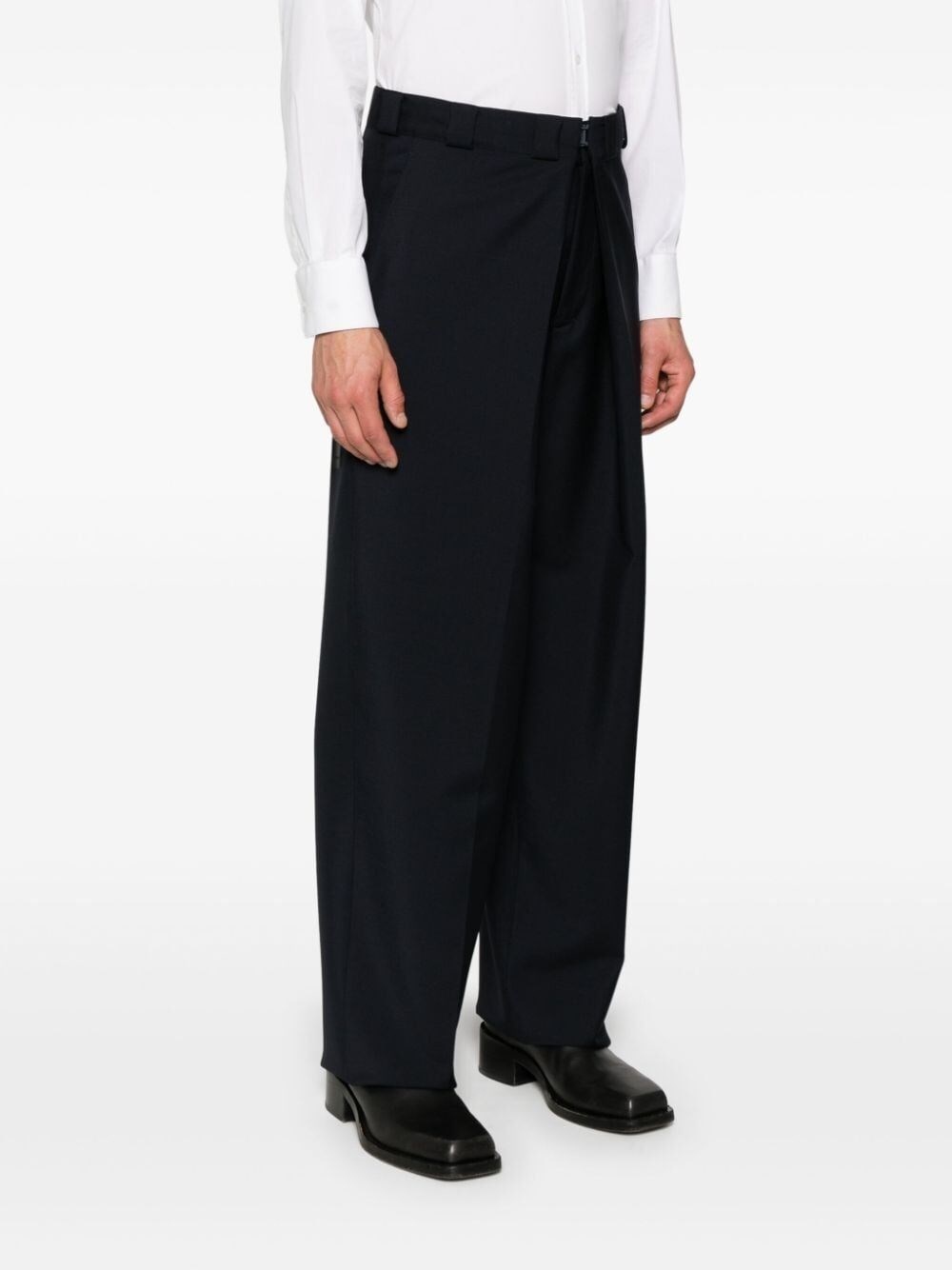 Pleated Extra Large Chino Pants - 3