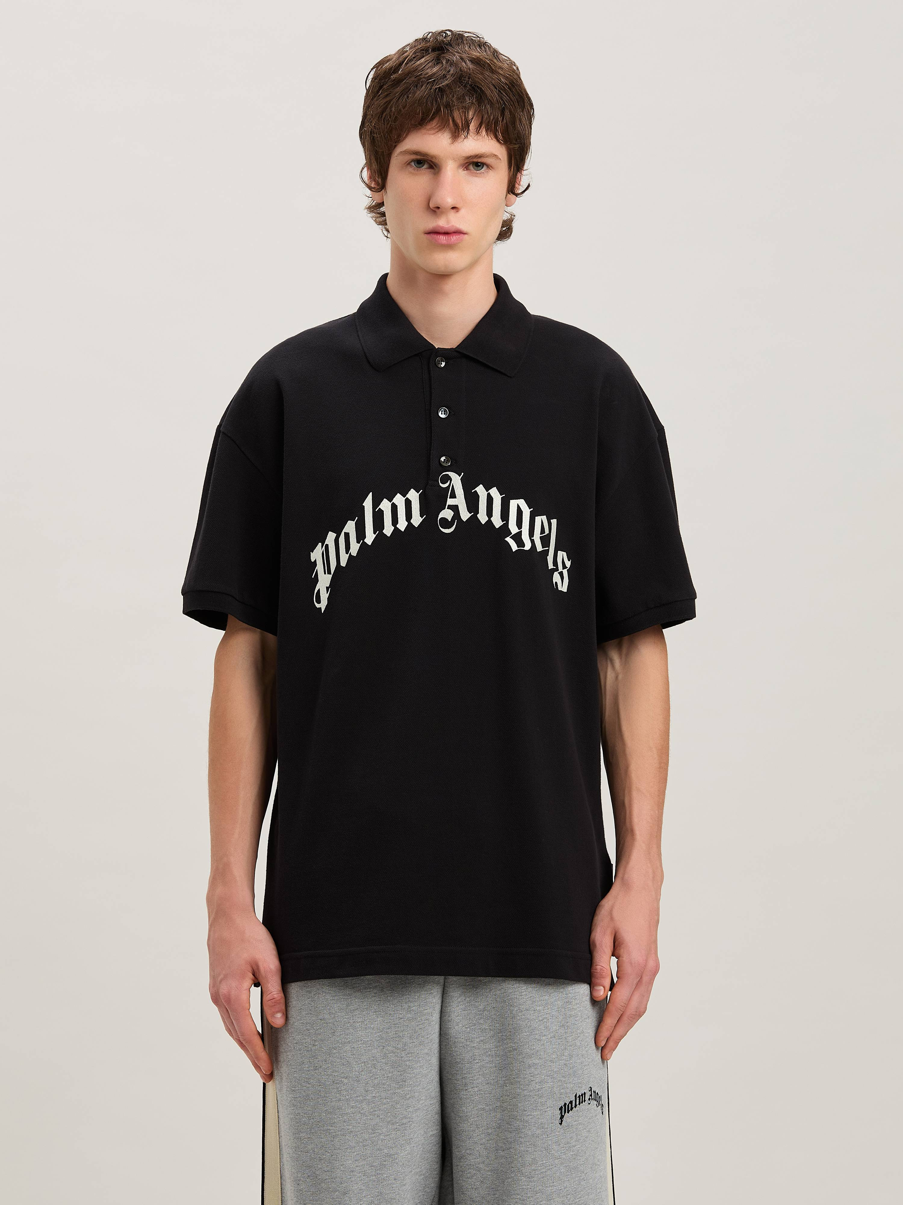Curved Logo polo shirt - 3