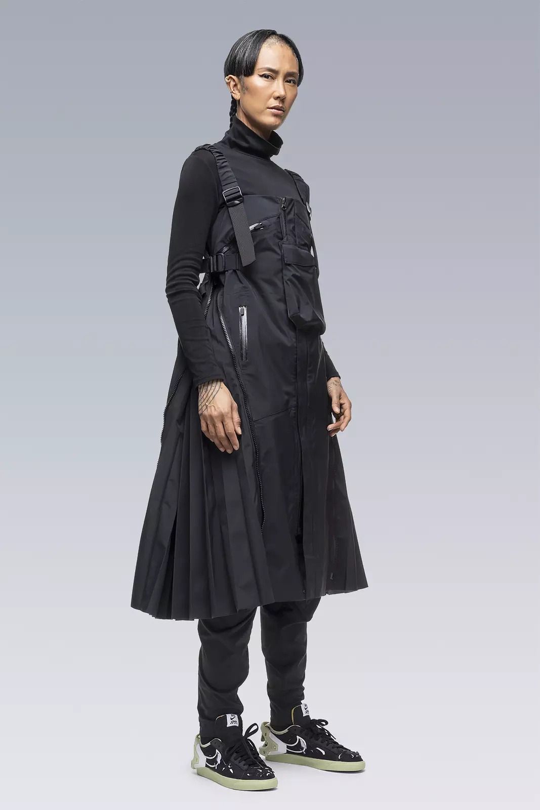 SAC-D6012 sacai / ACRONYM Dress Black - 2