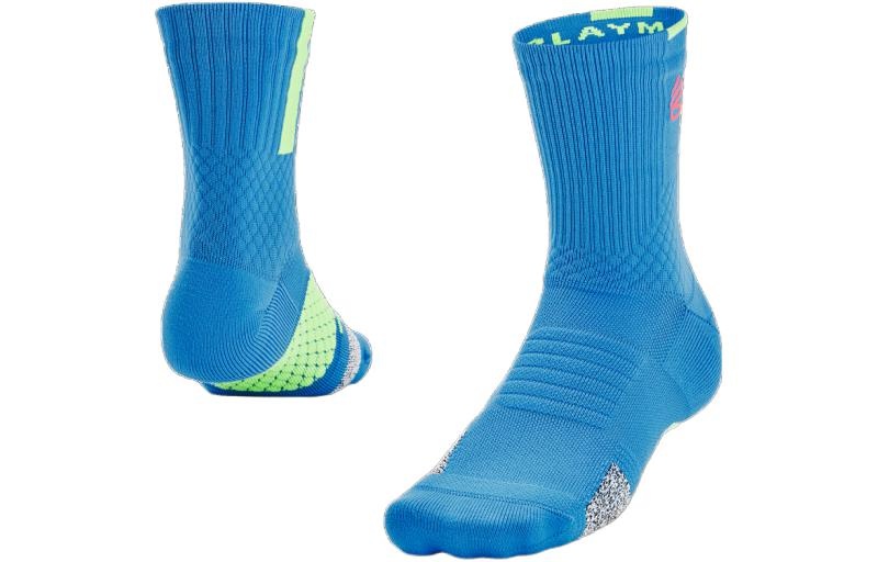 Under Armour Curry AD Playmaker Mid Socks 'Blue' 1376231-428 - 2