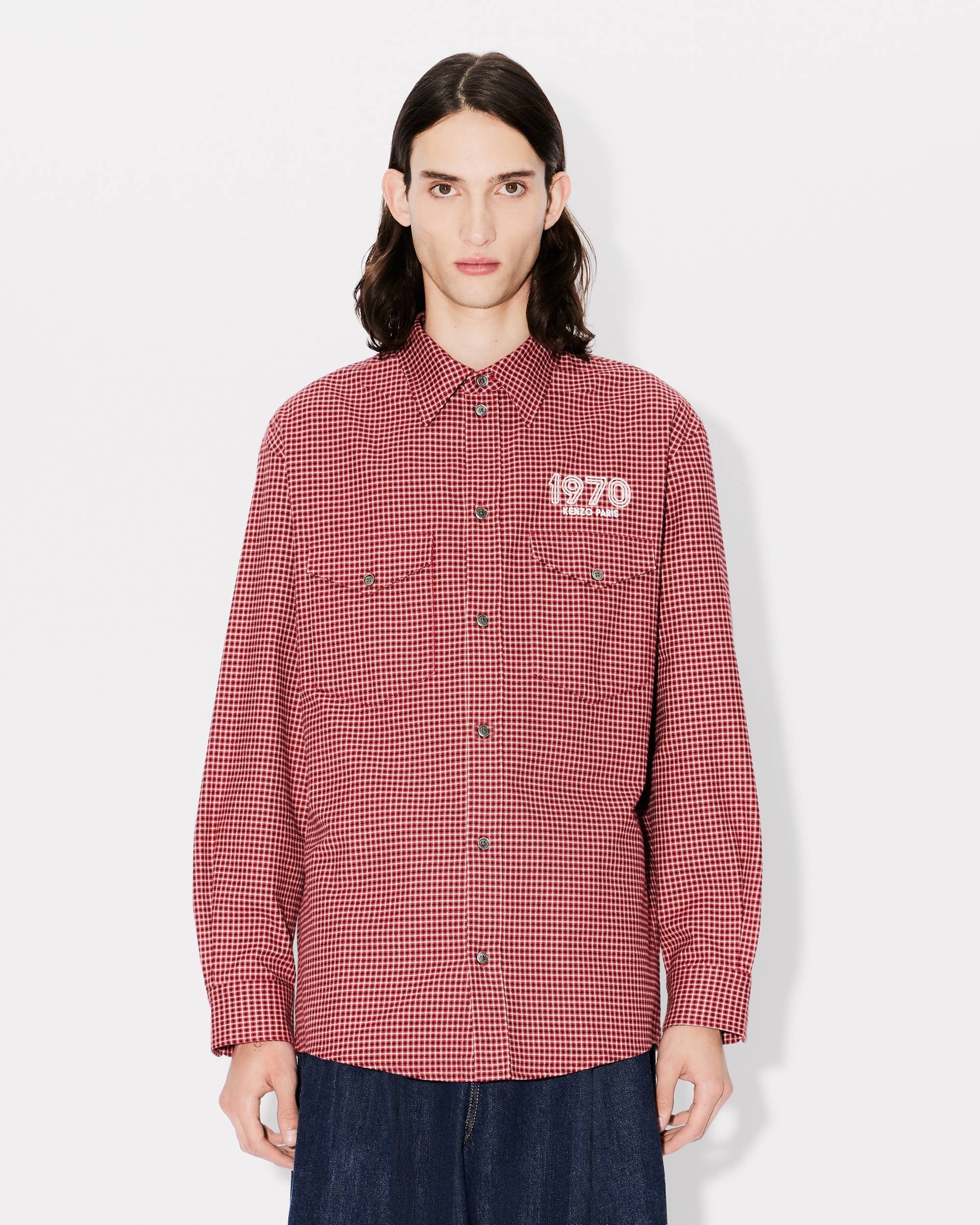 'KENZO Archive 1970' embroidered military shirt - 3