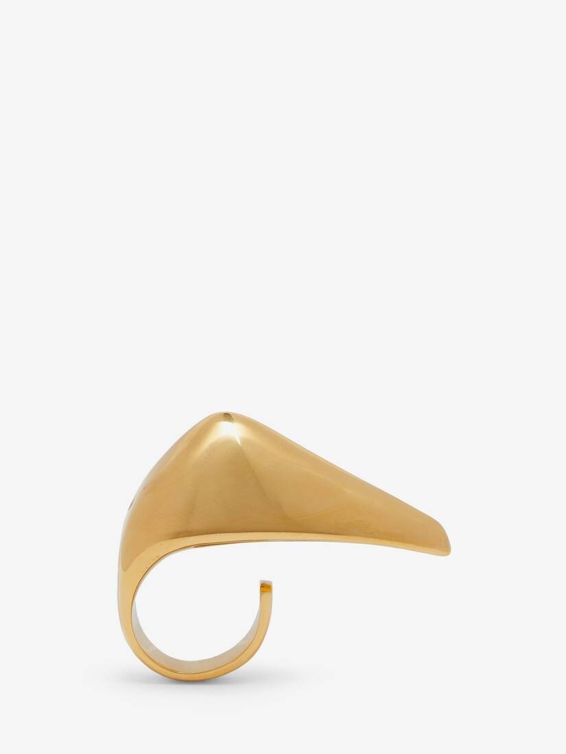 Women's Thorn Claw Ring in Antique Gold - 3