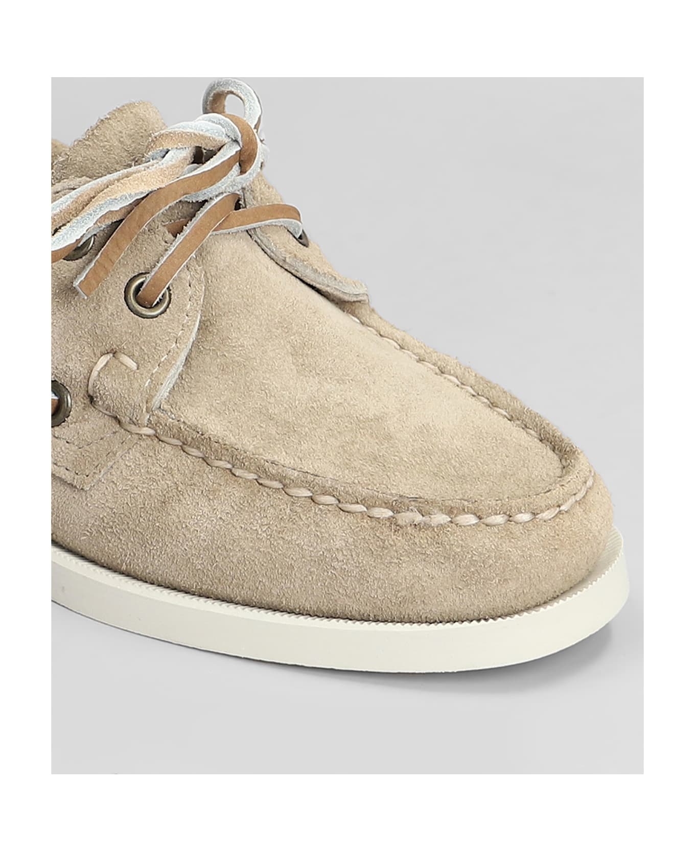 Portland Flesh Out Loafers In Taupe Suede - 5