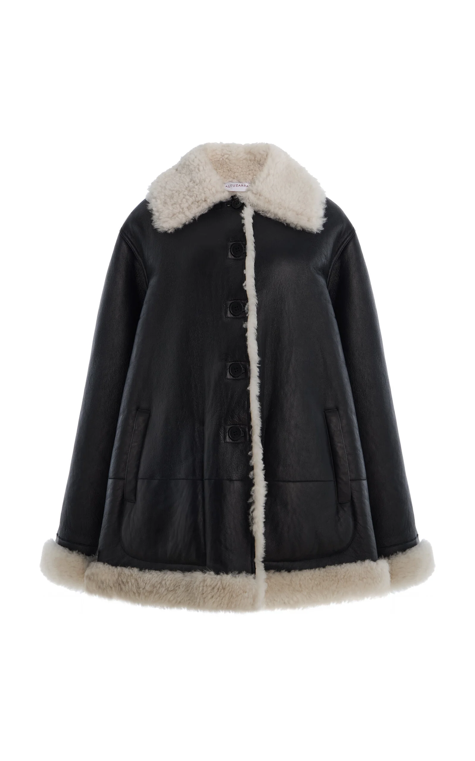Blake Coat black/white - 1