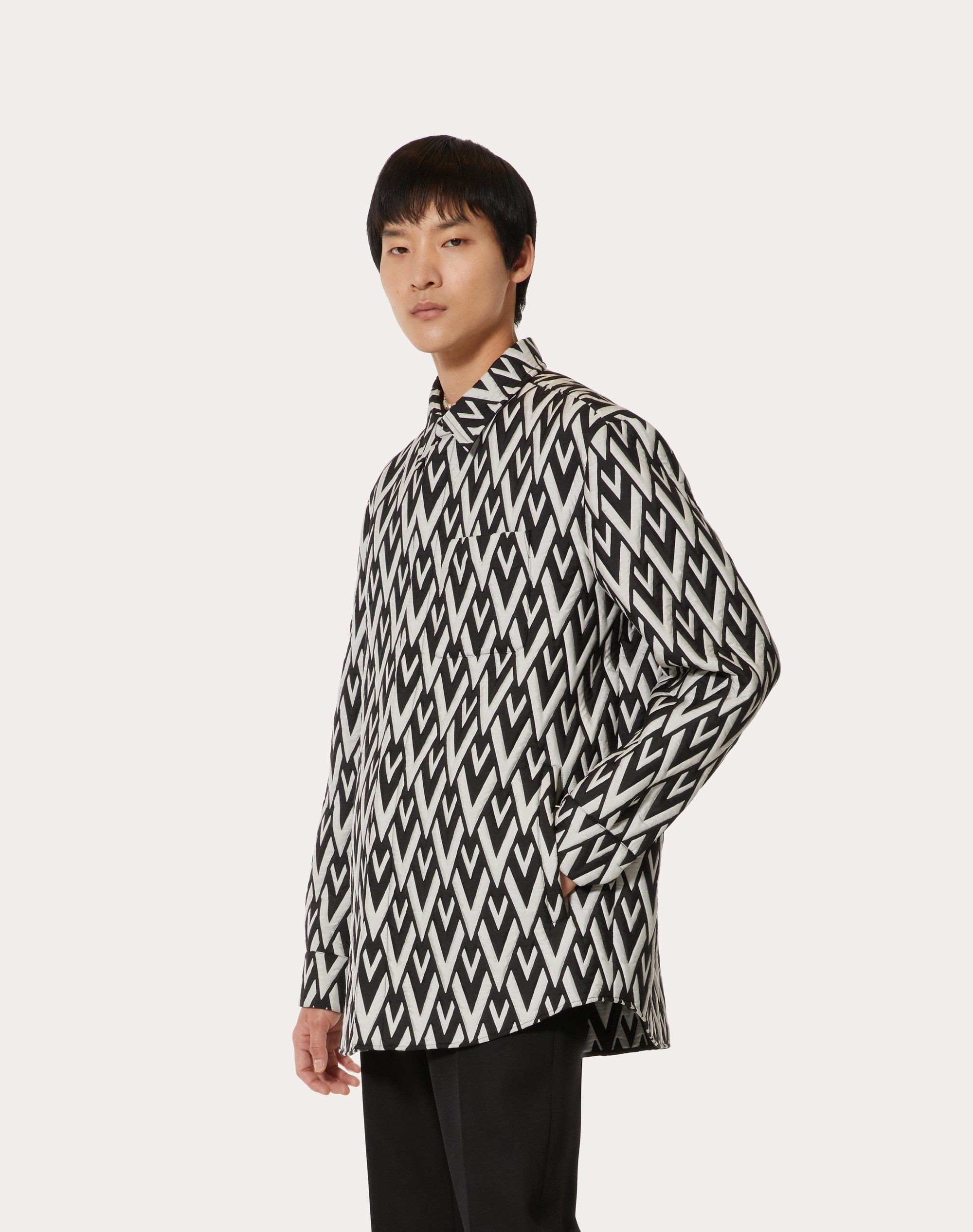 VRHOMBUS PRINT NYLON OVERSHIRT - 3