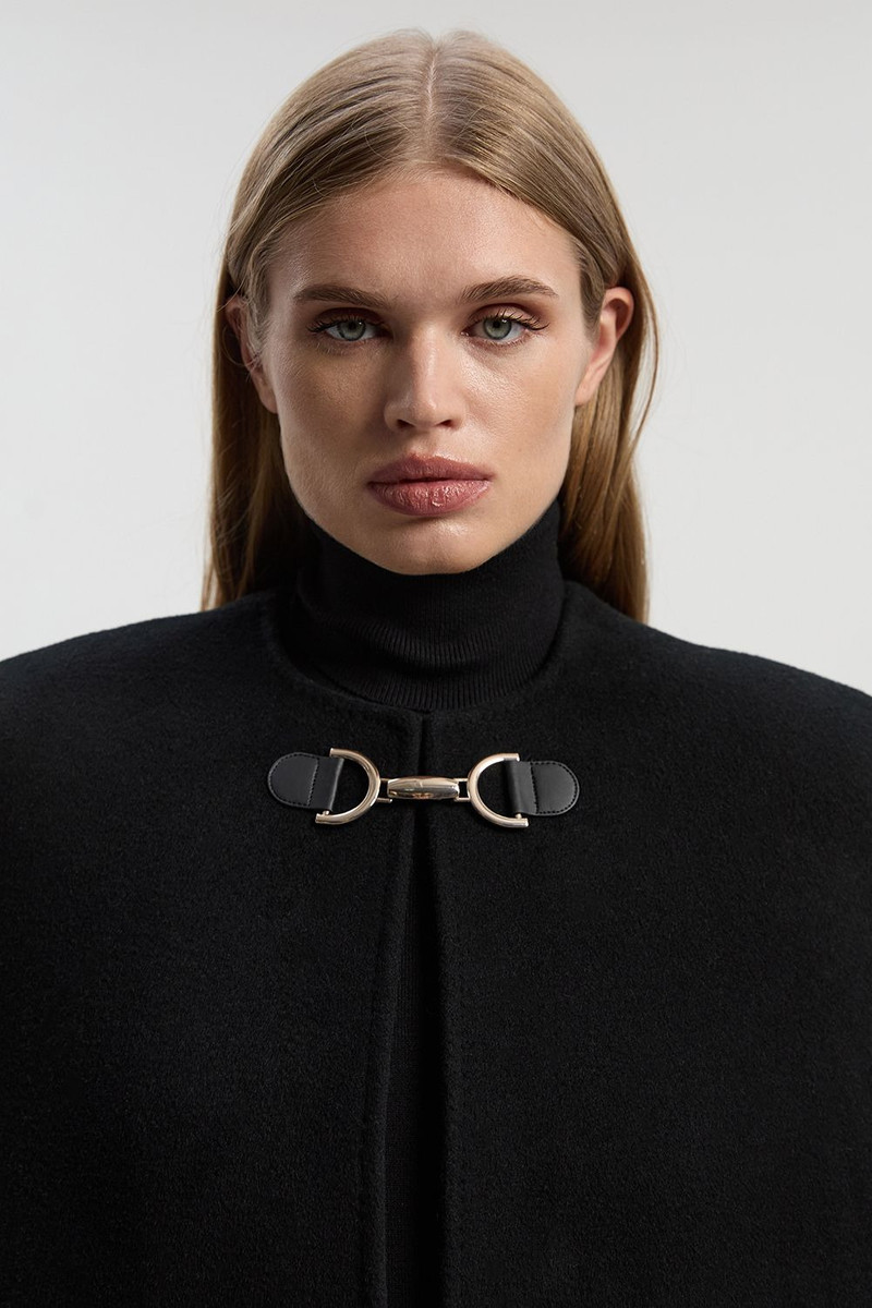 Tailored Cape Midi Coat 3
