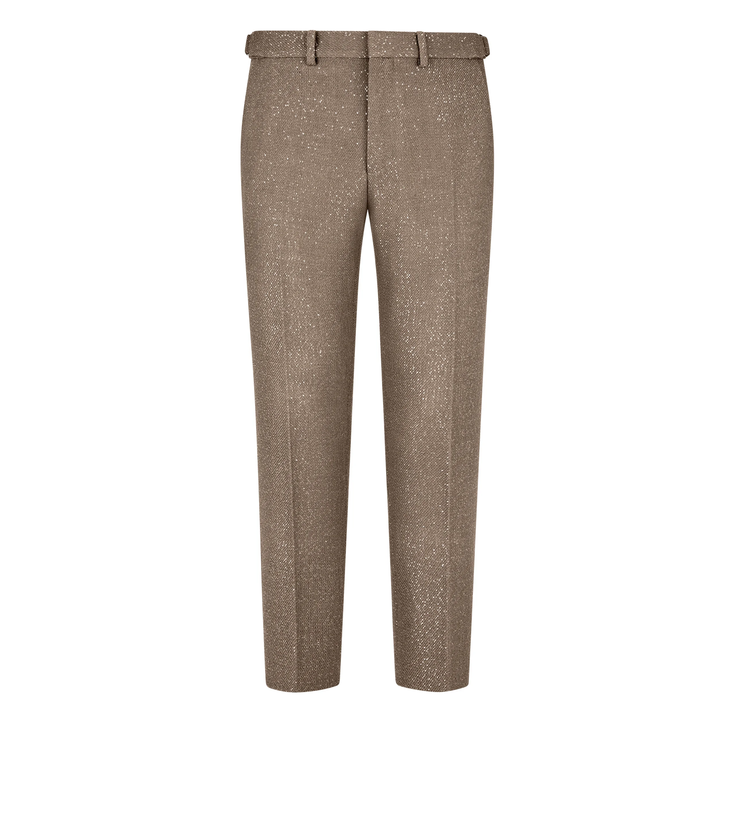 SEQUINS LIGHT BOUCLÈ PANT - 1