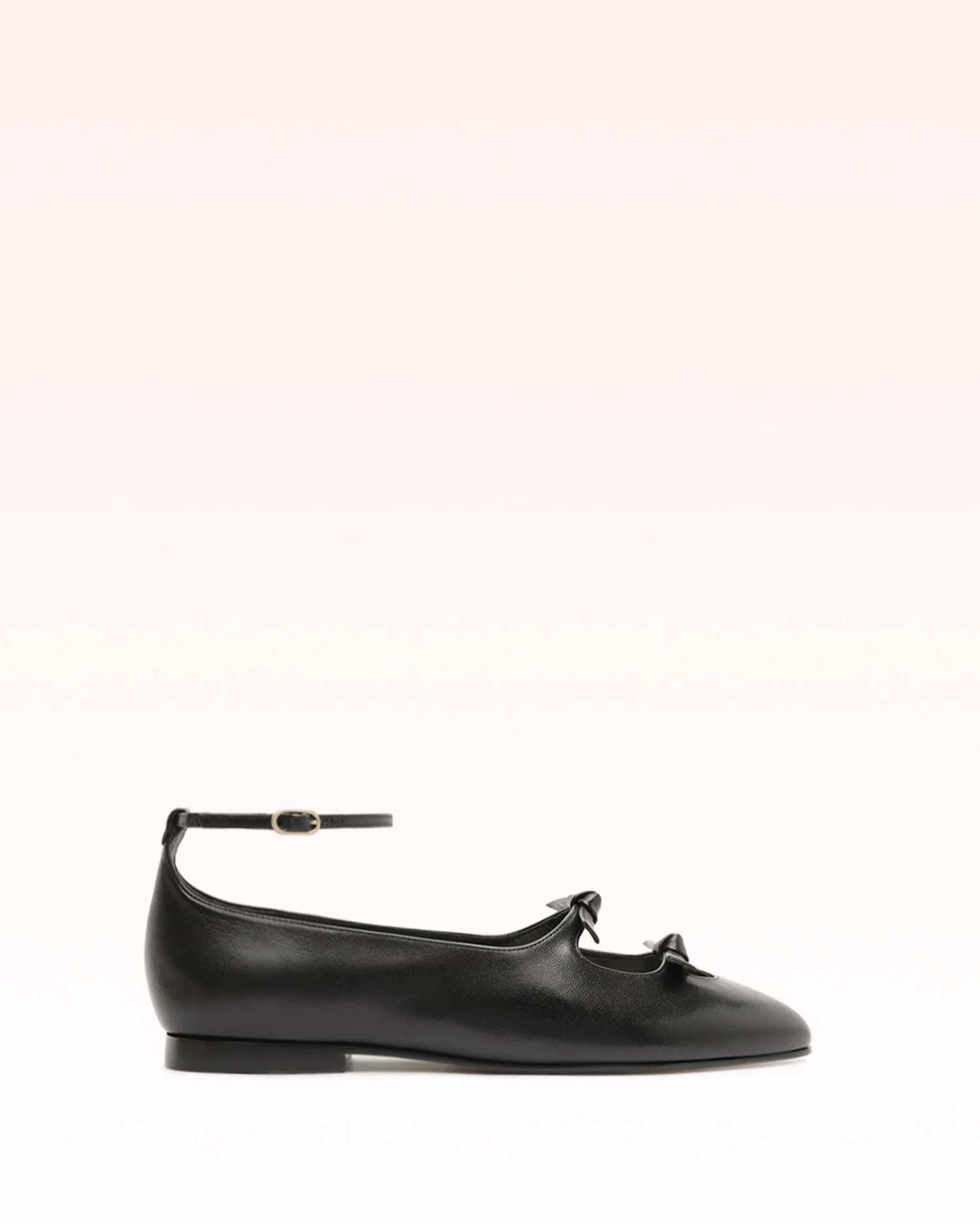 SLIM CLARITA PEEP BALLERINA BLACK - 1