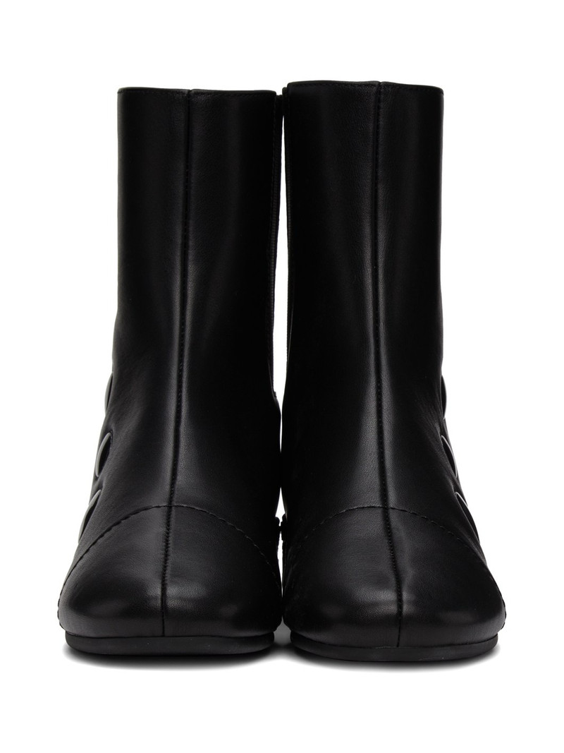 Black Solaris-21 High Zip-Up Boots 2
