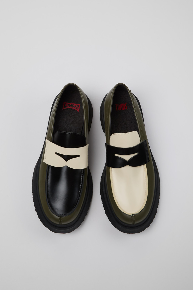 Multicolor Leather Mocasin/Nautical for Men. 4
