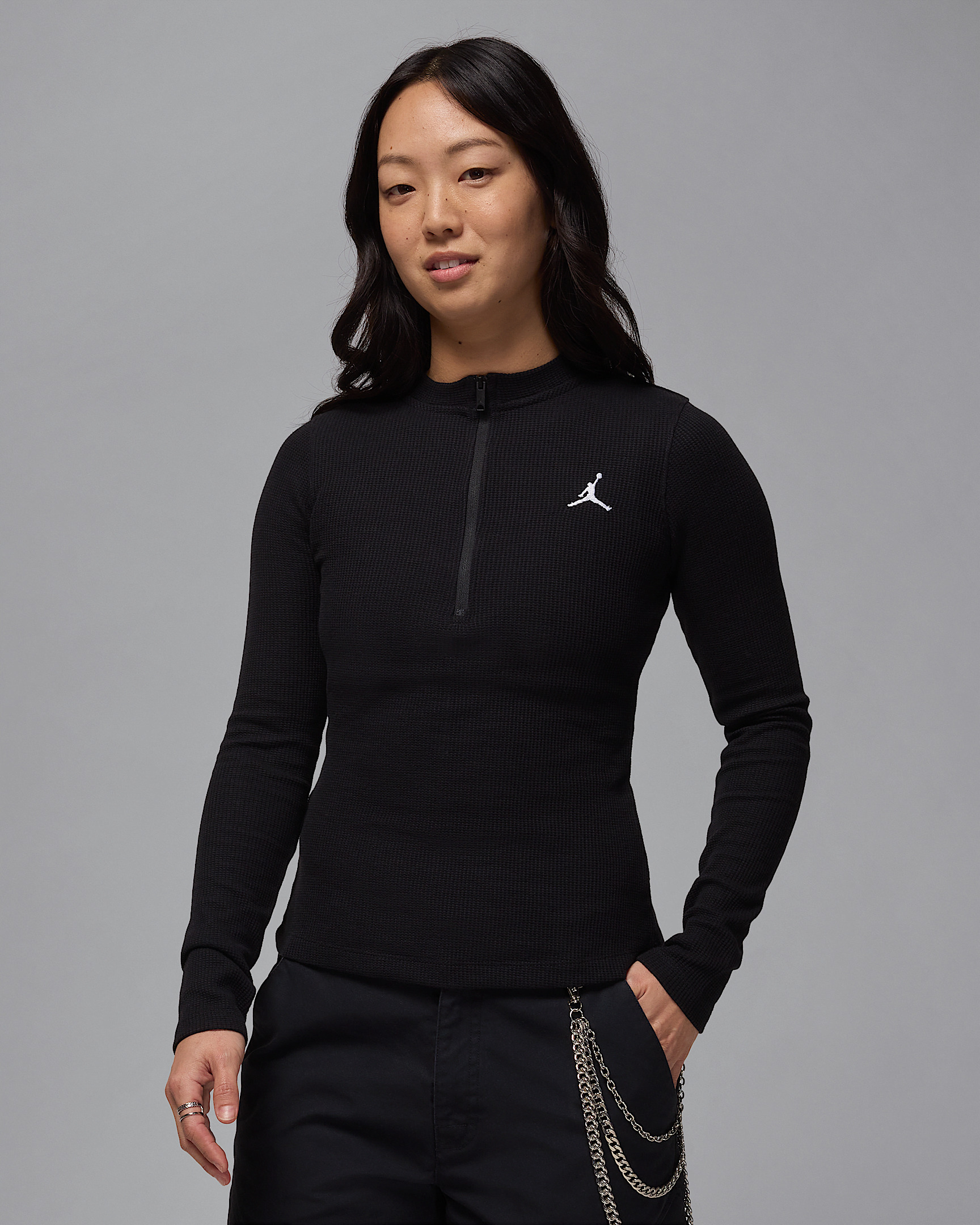 Jordan Women's Long-Sleeve 1/2-Zip Knit Top - 1