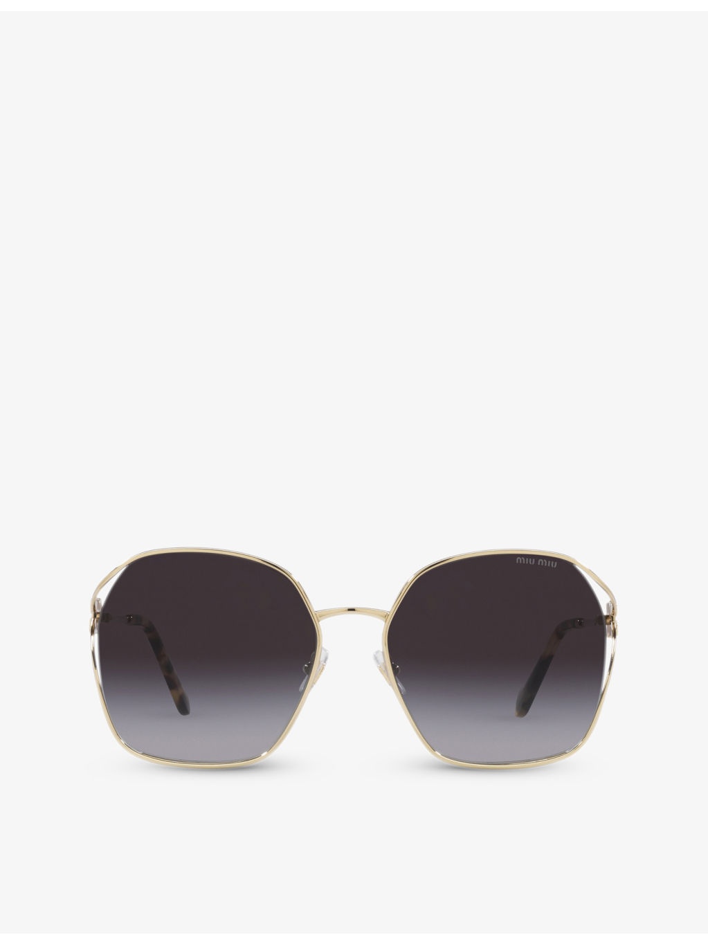 MU 52WS square-frame metal sunglasses - 1