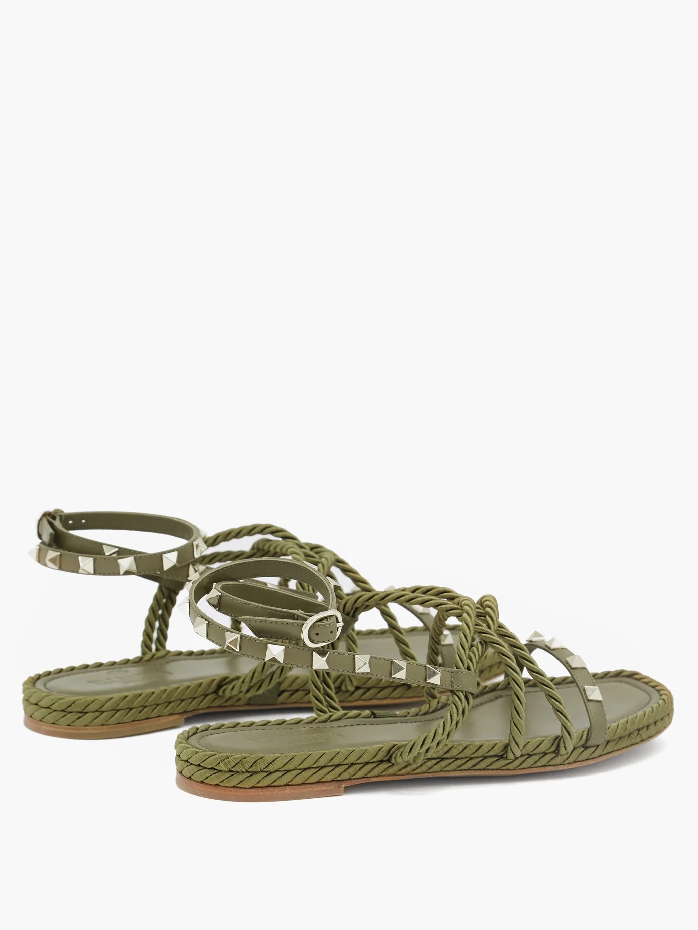 Torchon Rockstud leather sandals - 4