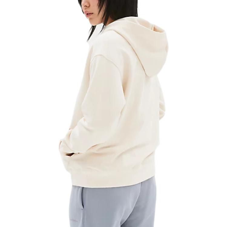 (WMNS) New Balance Athletics Nature State Hoodie Asia Sizing 'Beige' AWT23554-GIE - 3