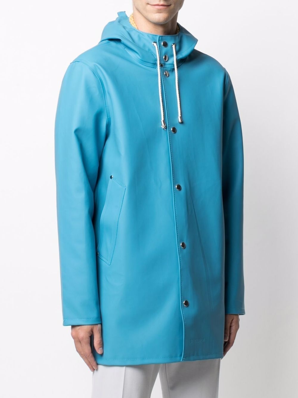 Stockholm hooded raincoat - 4