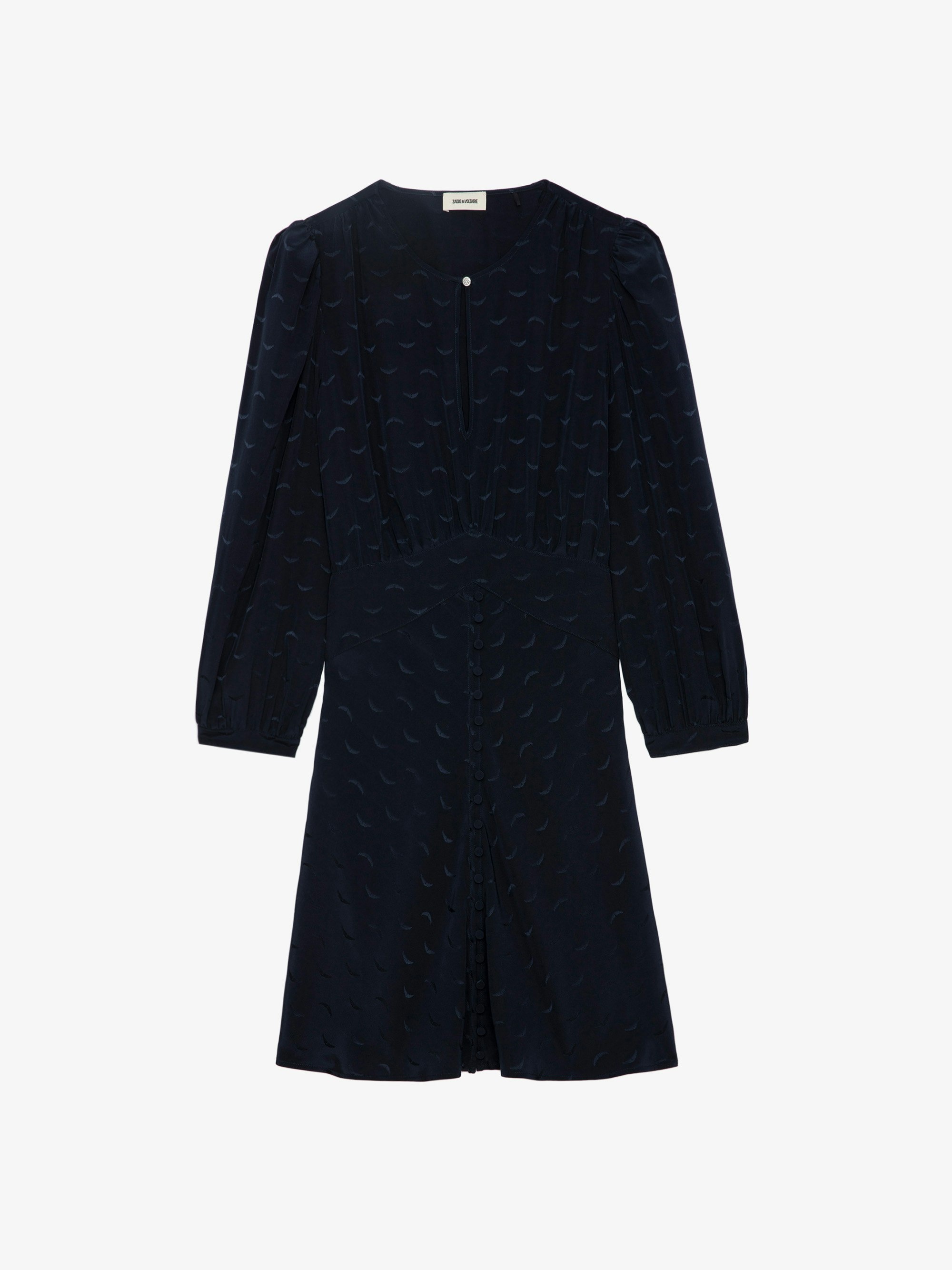 Rhodri Silk Jacquard Dress - 1