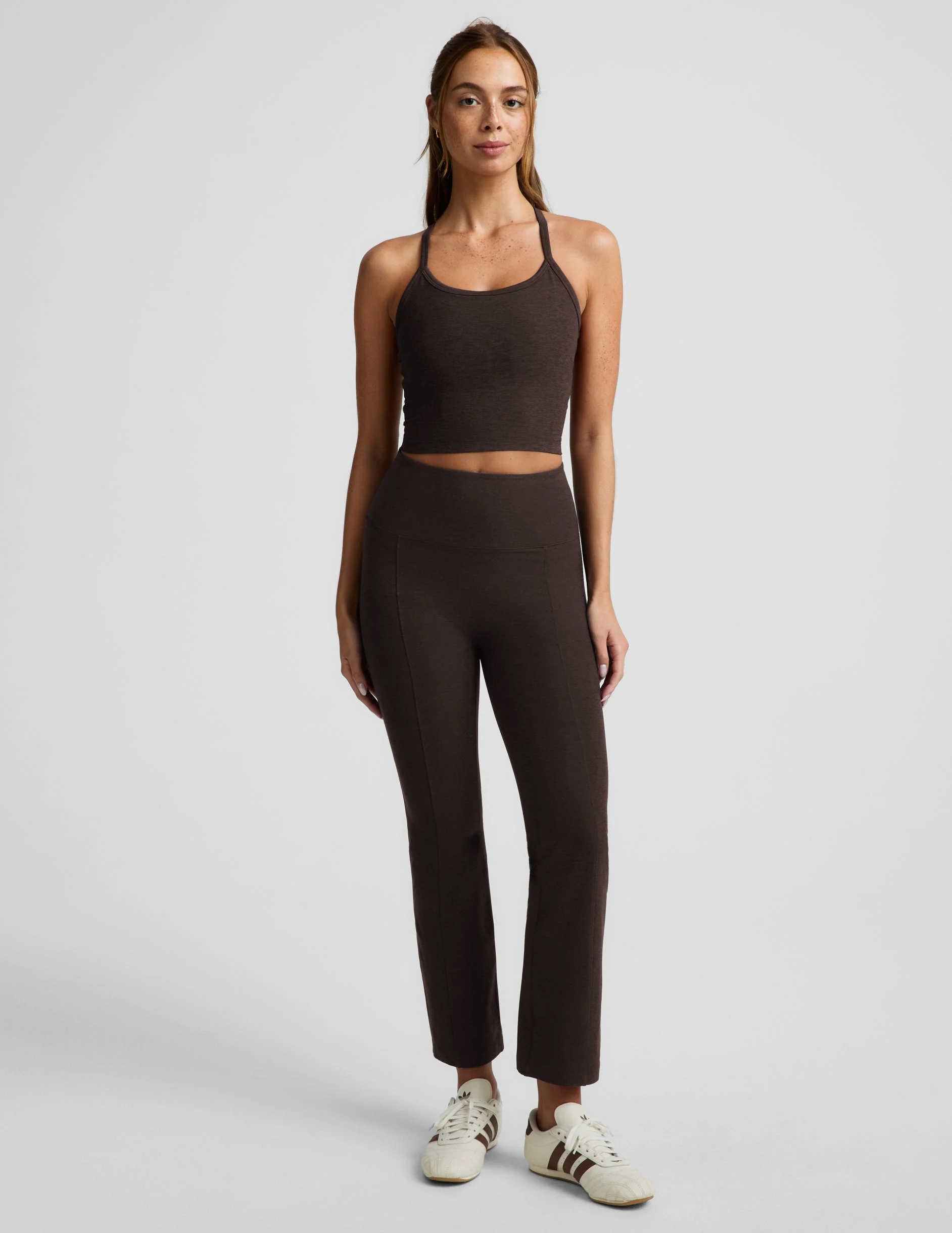 Spacedye™ Pintuck Kick Flare High Waisted Pant - 1