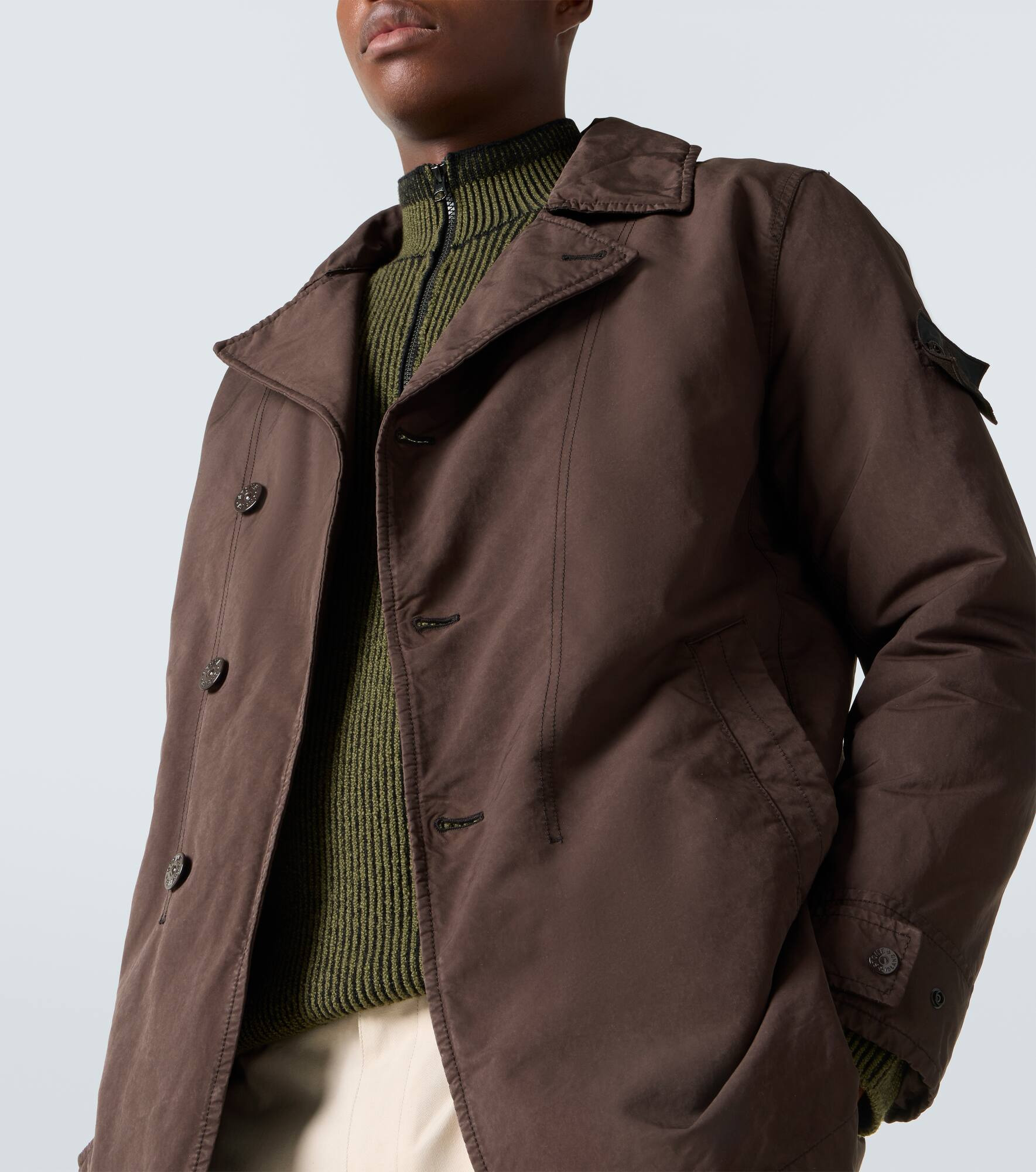 Ghost single-breasted car coat - 5